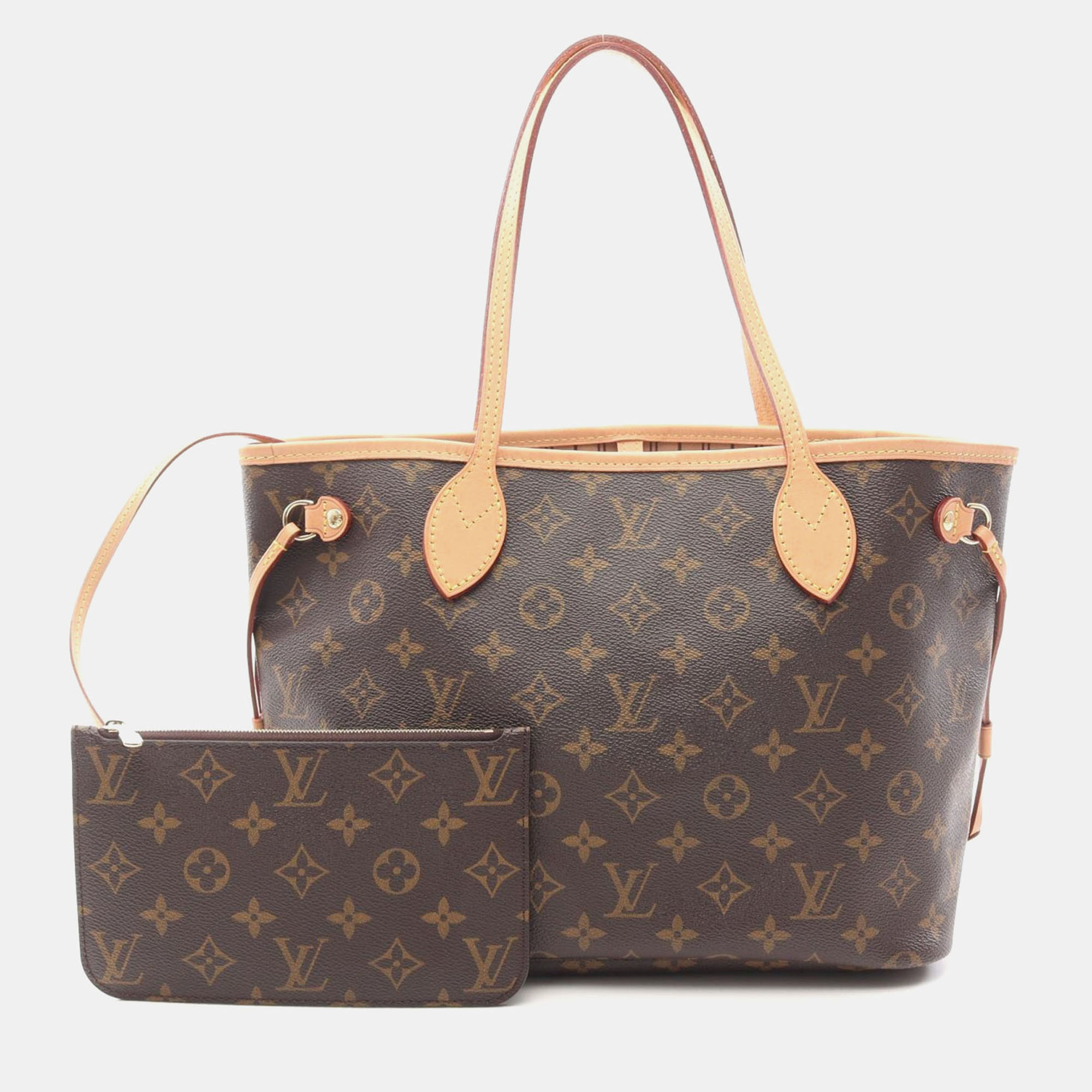 

Louis Vuitton Neverfull PM Brown Monogram Canvas and Leather Tote Bag