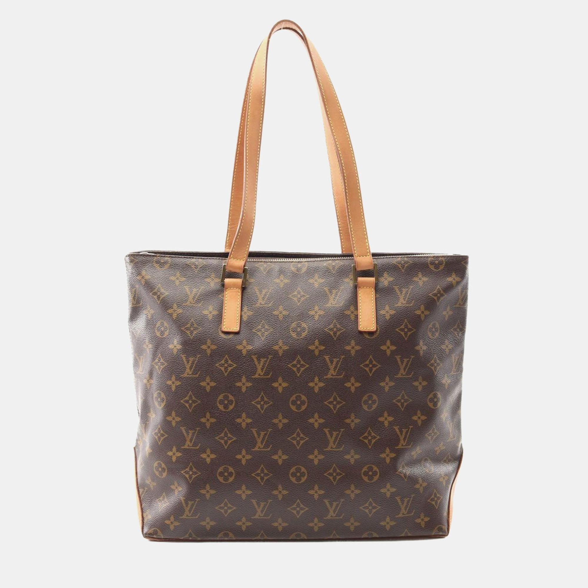 

Louis Vuitton Cabas Mezzo Brown Monogram Canvas Tote