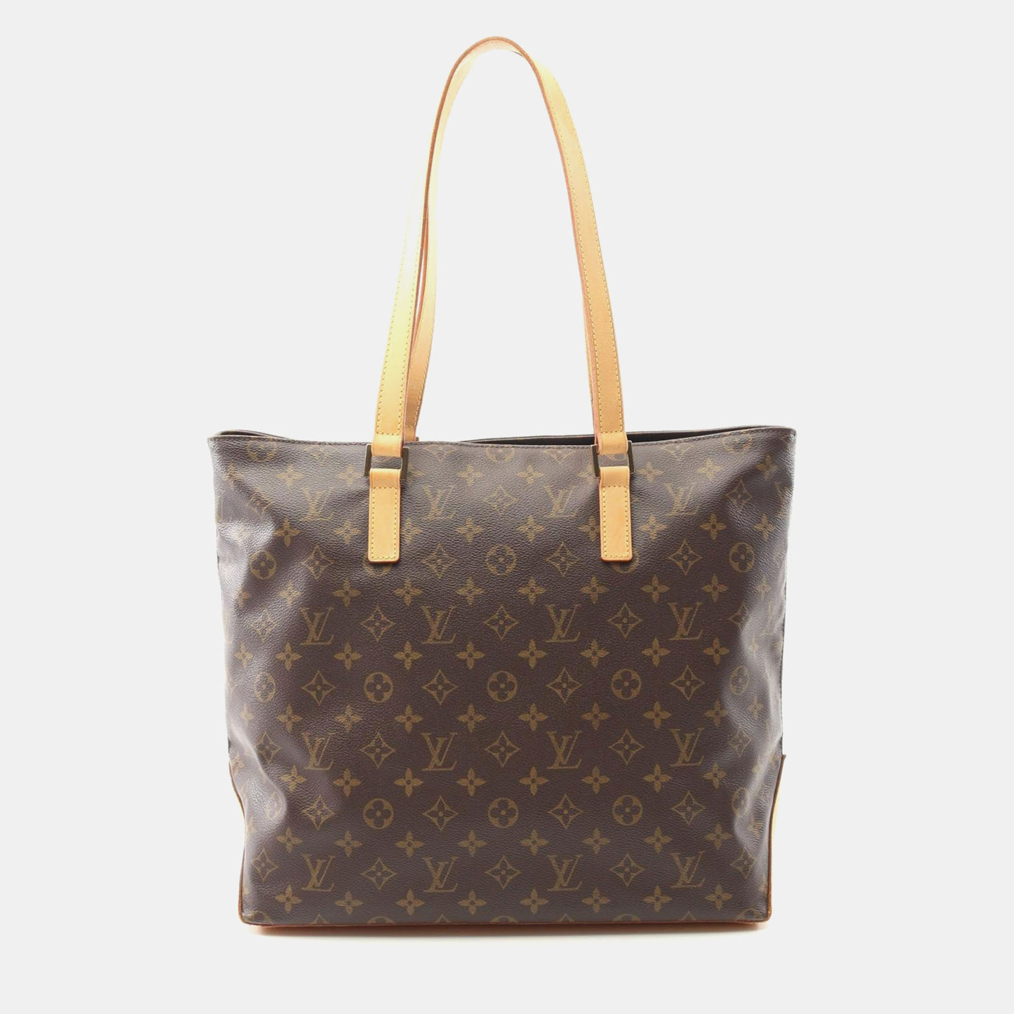 

Louis Vuitton Cabas Mezzo Brown Monogram Canvas Tote Bag