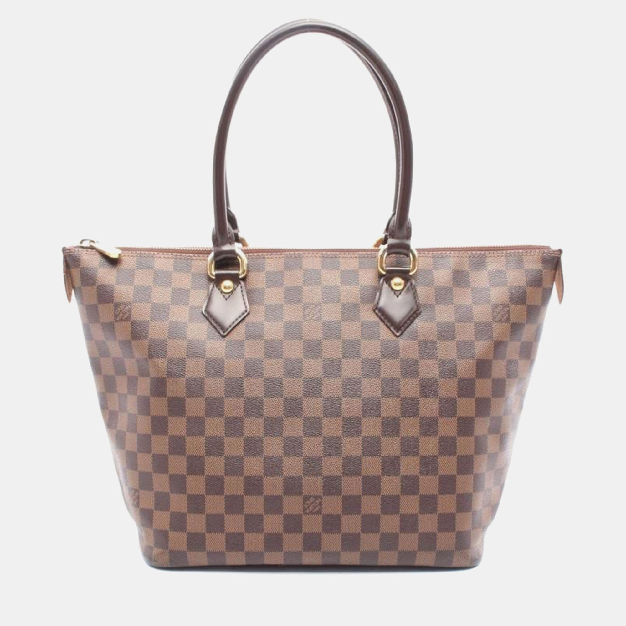 

Louis Vuitton Saleya MM Damier Ebene Canvas Tote Bag, Brown
