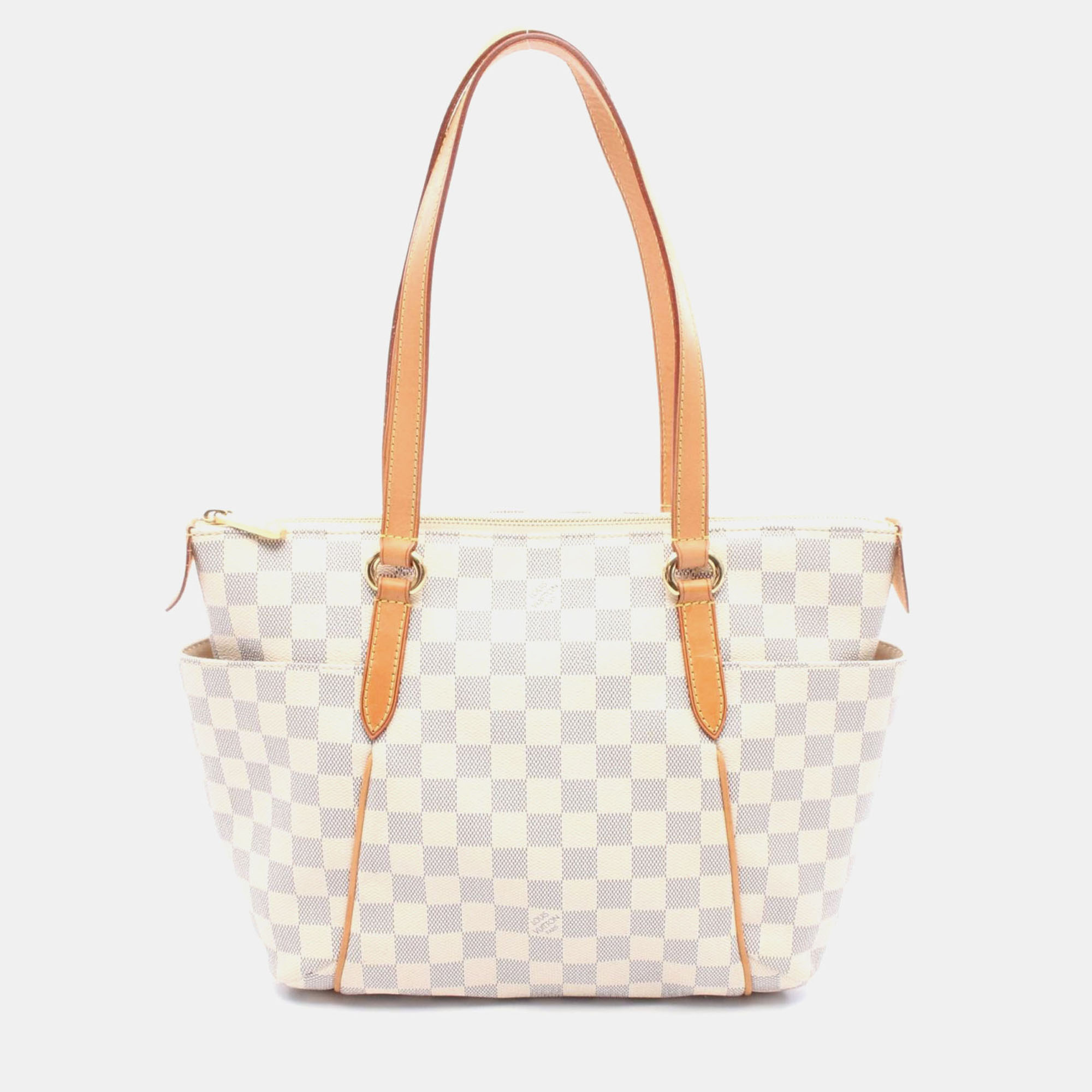 

Louis Vuitton Totally PM White Damier Azur Canvas Tote