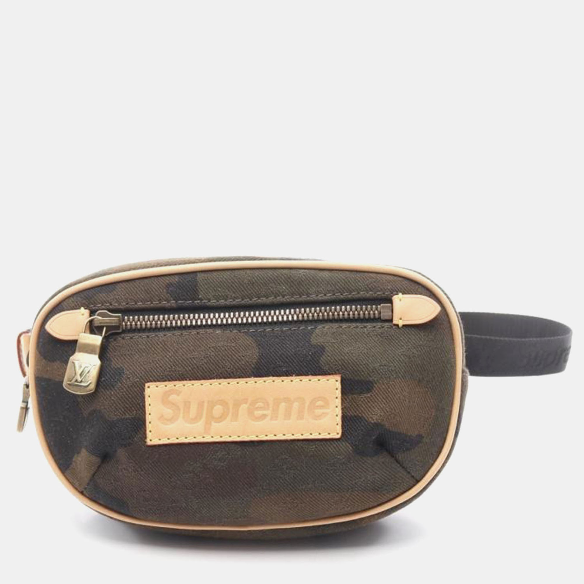 

Louis Vuitton x Supreme Monogram Canvas and Leather Bumbag, Green