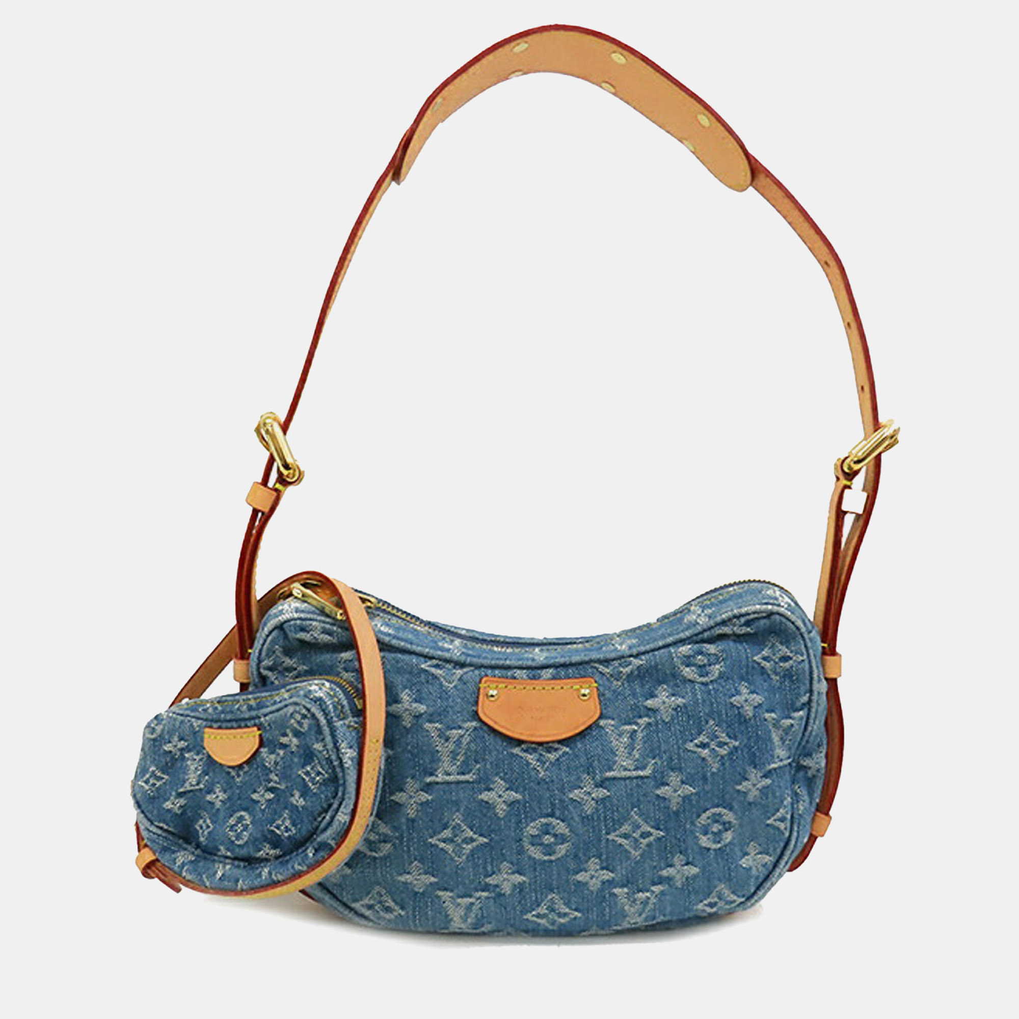 

Louis Vuitton Croissant MM Blue Monogram Denim Shoulder Bag