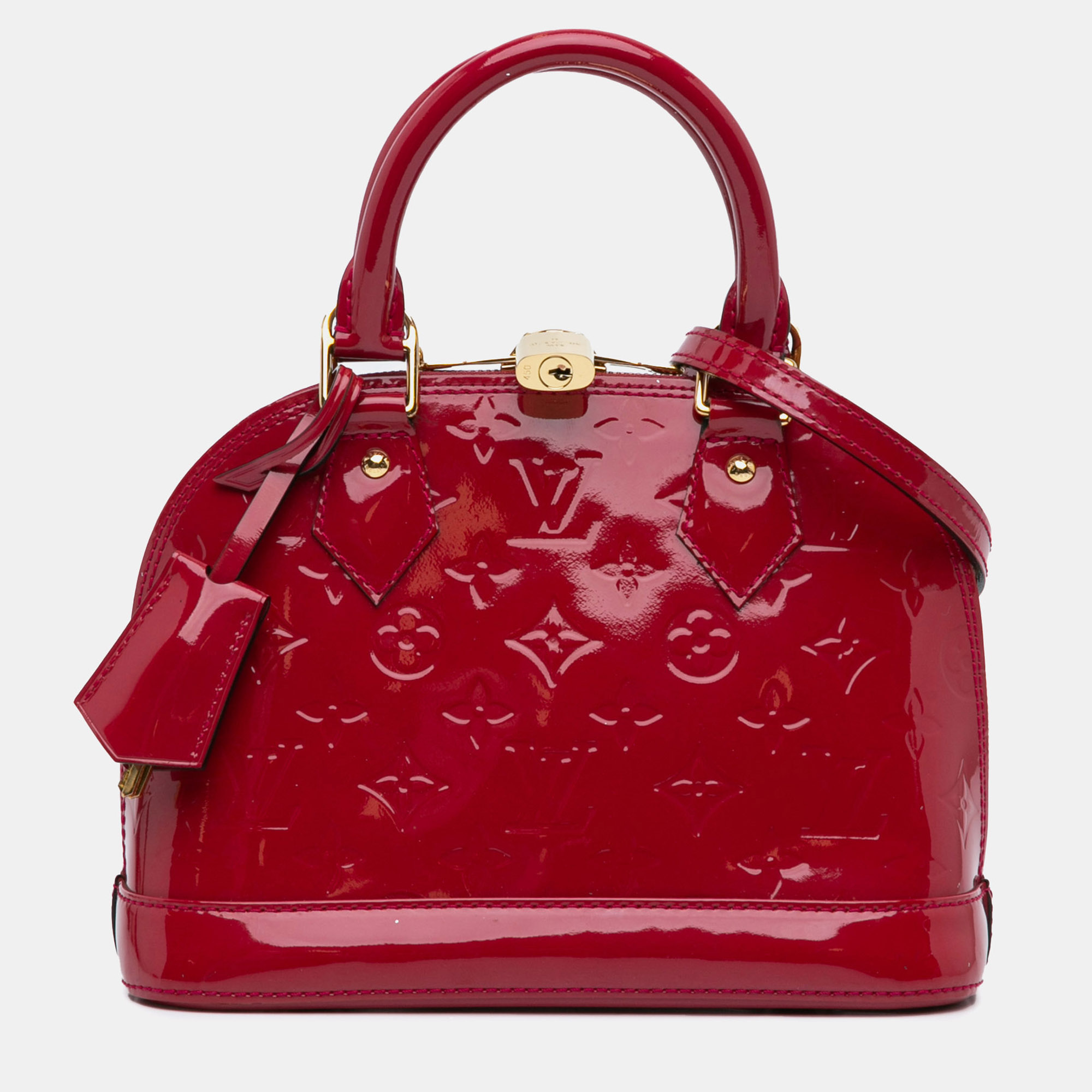 

Louis Vuitton Pink Monogram Vernis Alma BB