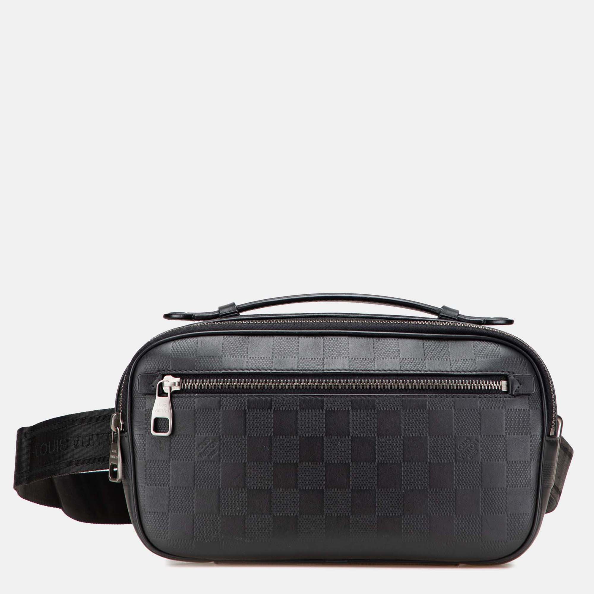

Louis Vuitton Black Damier Inifini Ambler