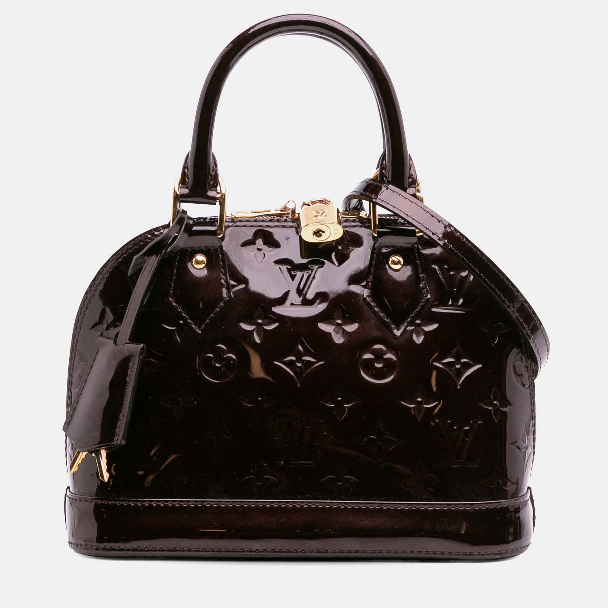 

Louis Vuitton Purple Monogram Vernis Alma BB