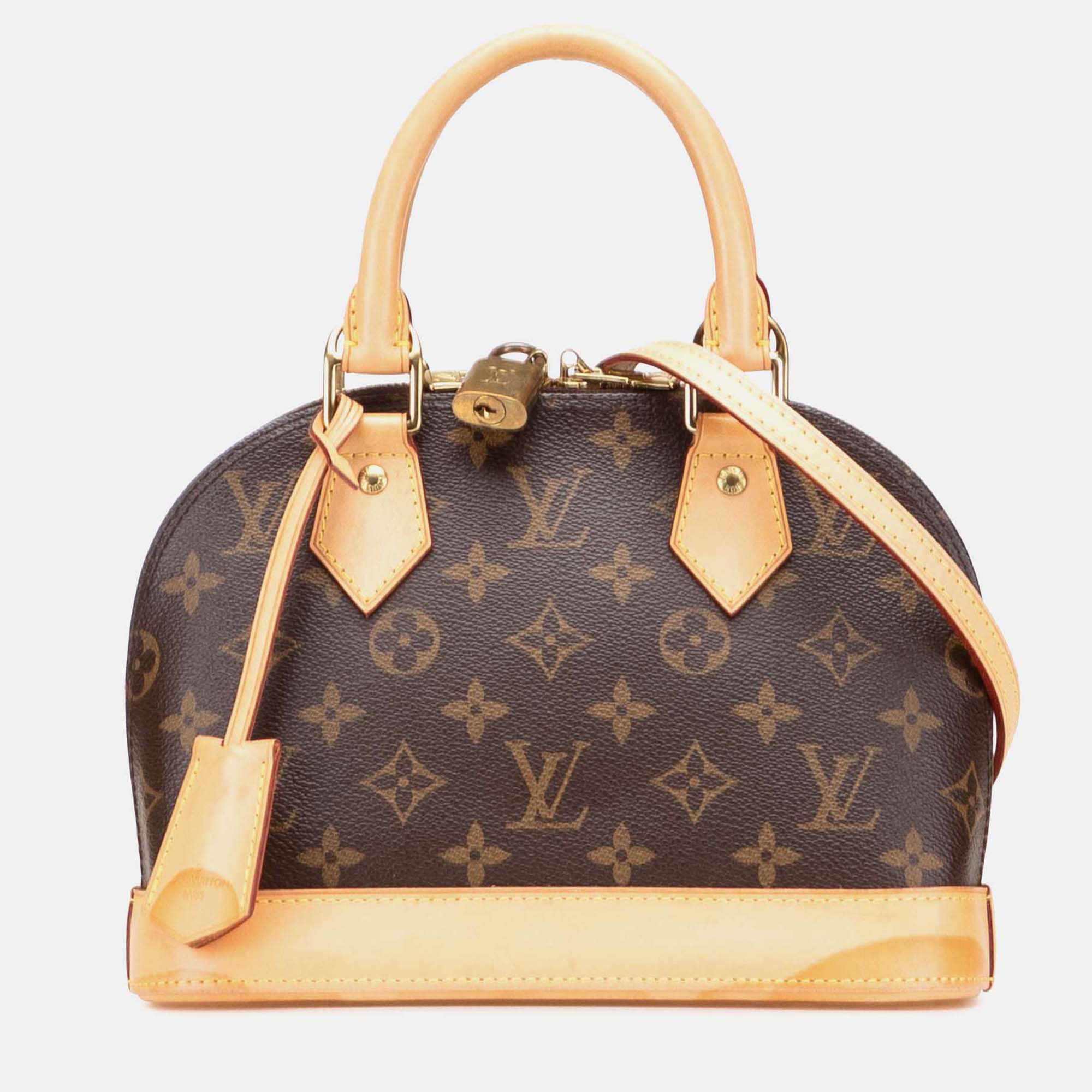 

Louis Vuitton Brown Monogram Alma BB