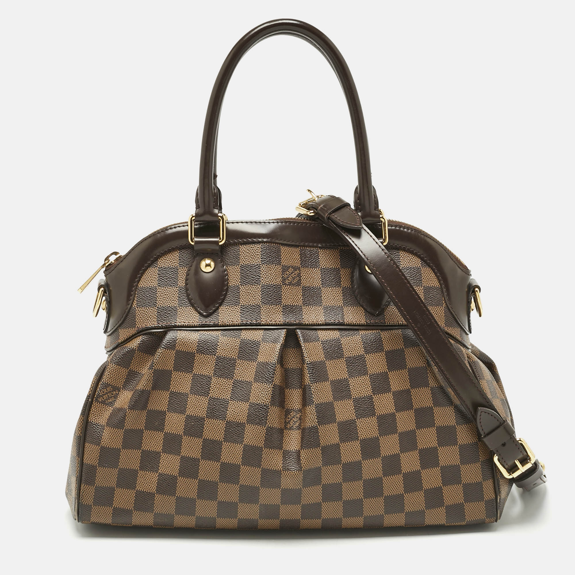 

Louis Vuitton Damier Ebene Canvas Trevi PM Bag, Brown