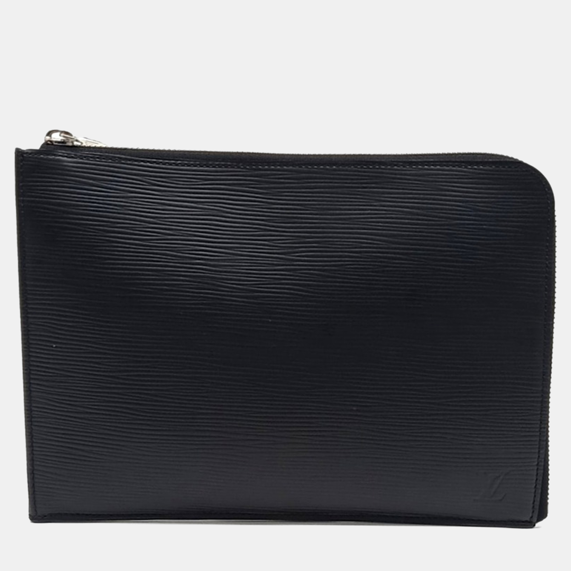 

Louis Vuitton Black Leather Epi Clutch