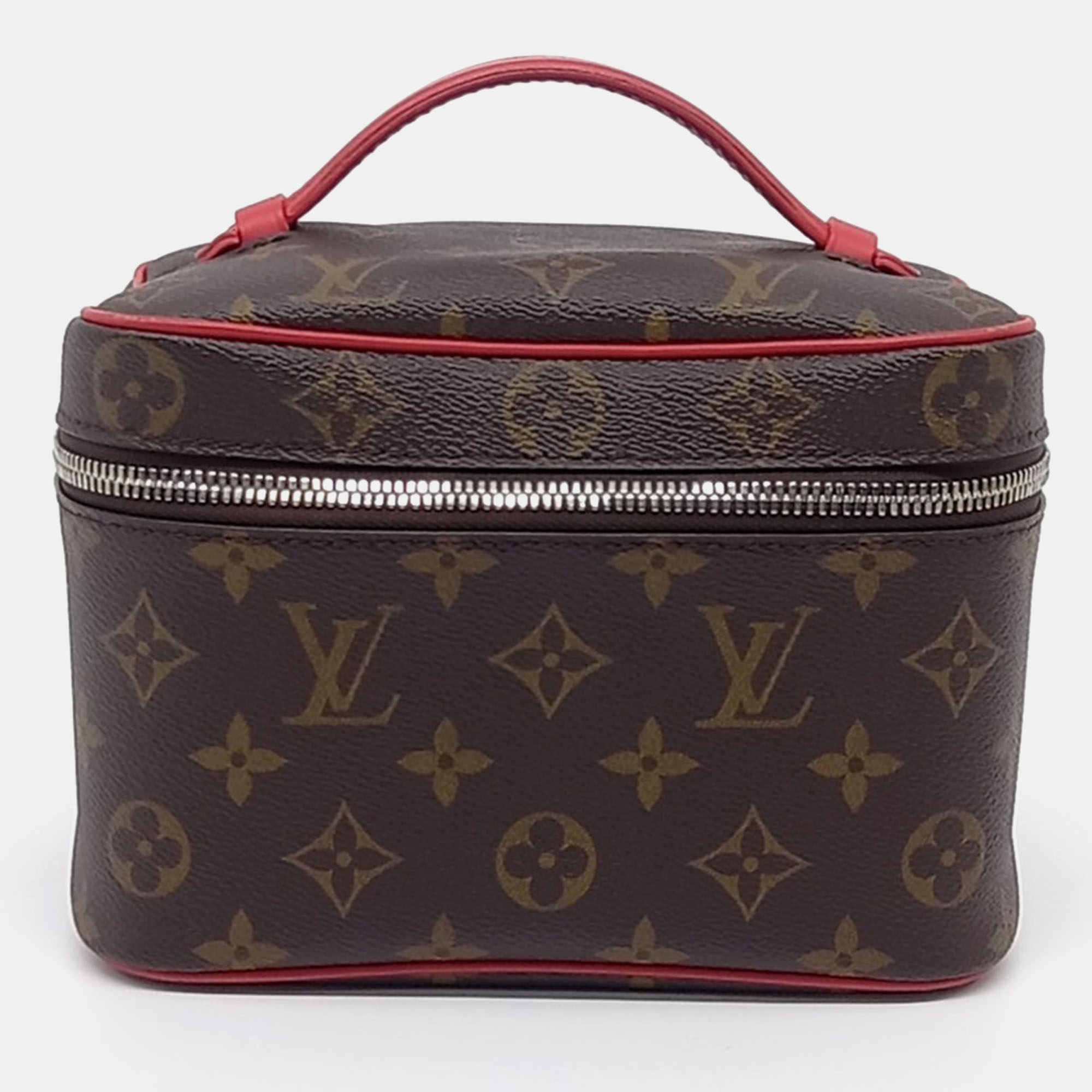 

Louis Vuitton Brown Coated Canvas Macassar Nice Mini