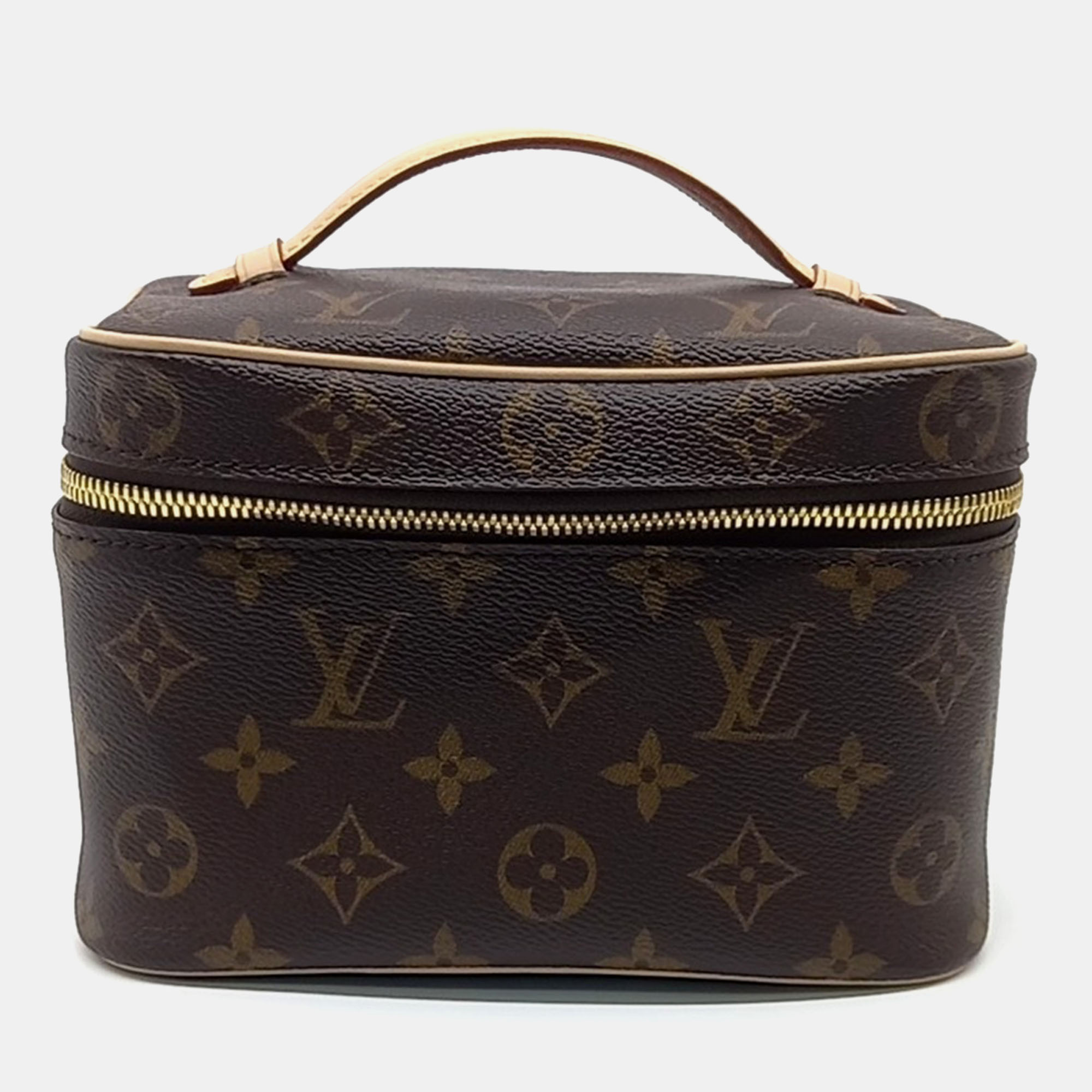 

Louis Vuitton Brown Coated Canvas Monogram Nice Mini