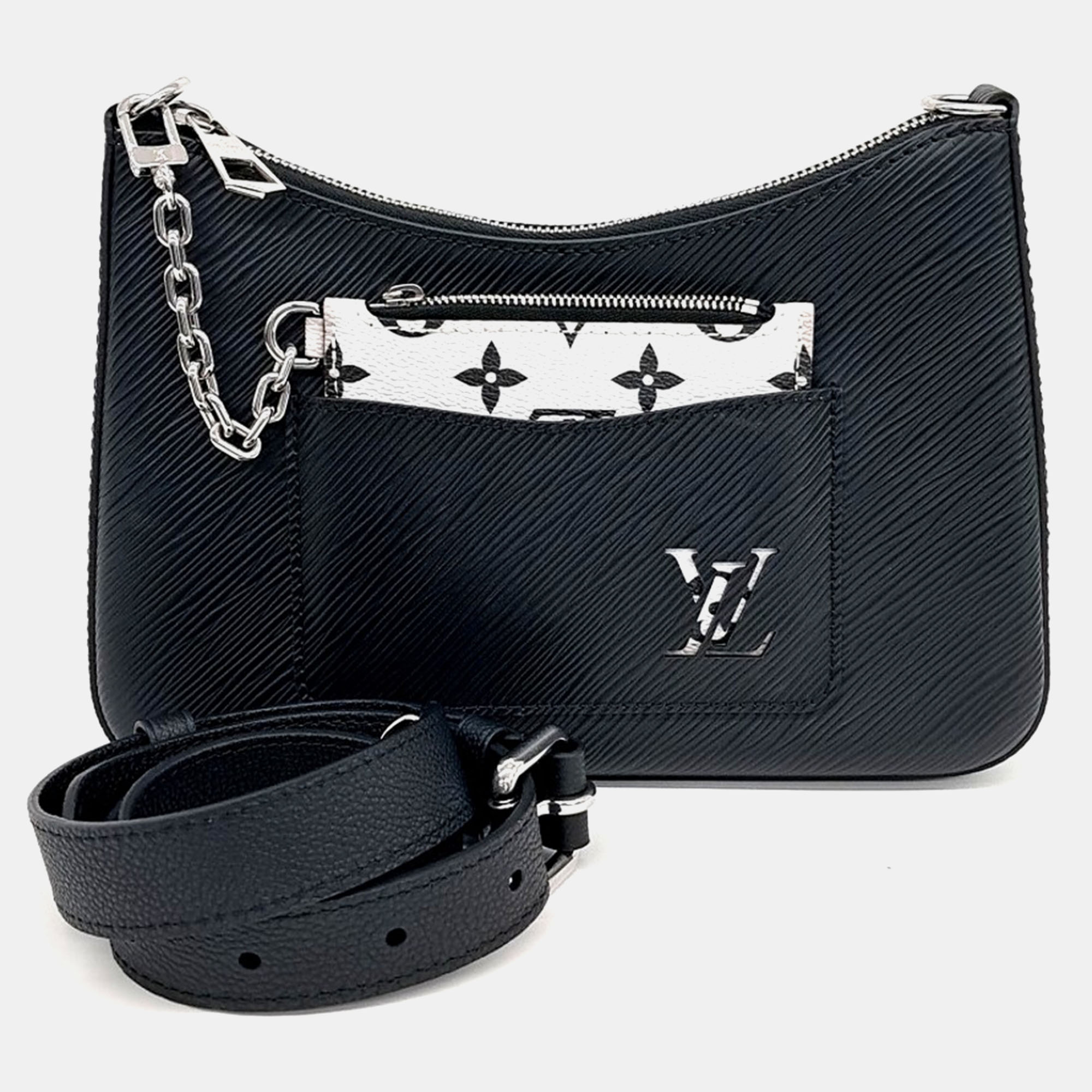 

Louis Vuitton Black Epi Leather Marel Bag