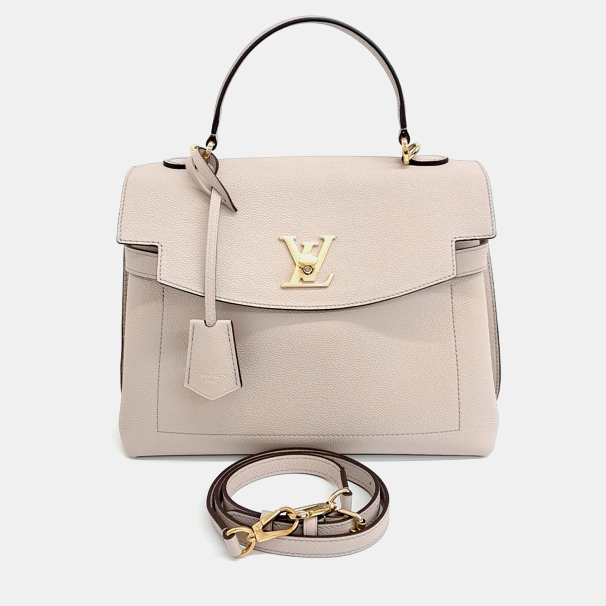 

Louis Vuitton Beige Leather Lockme Ever MM