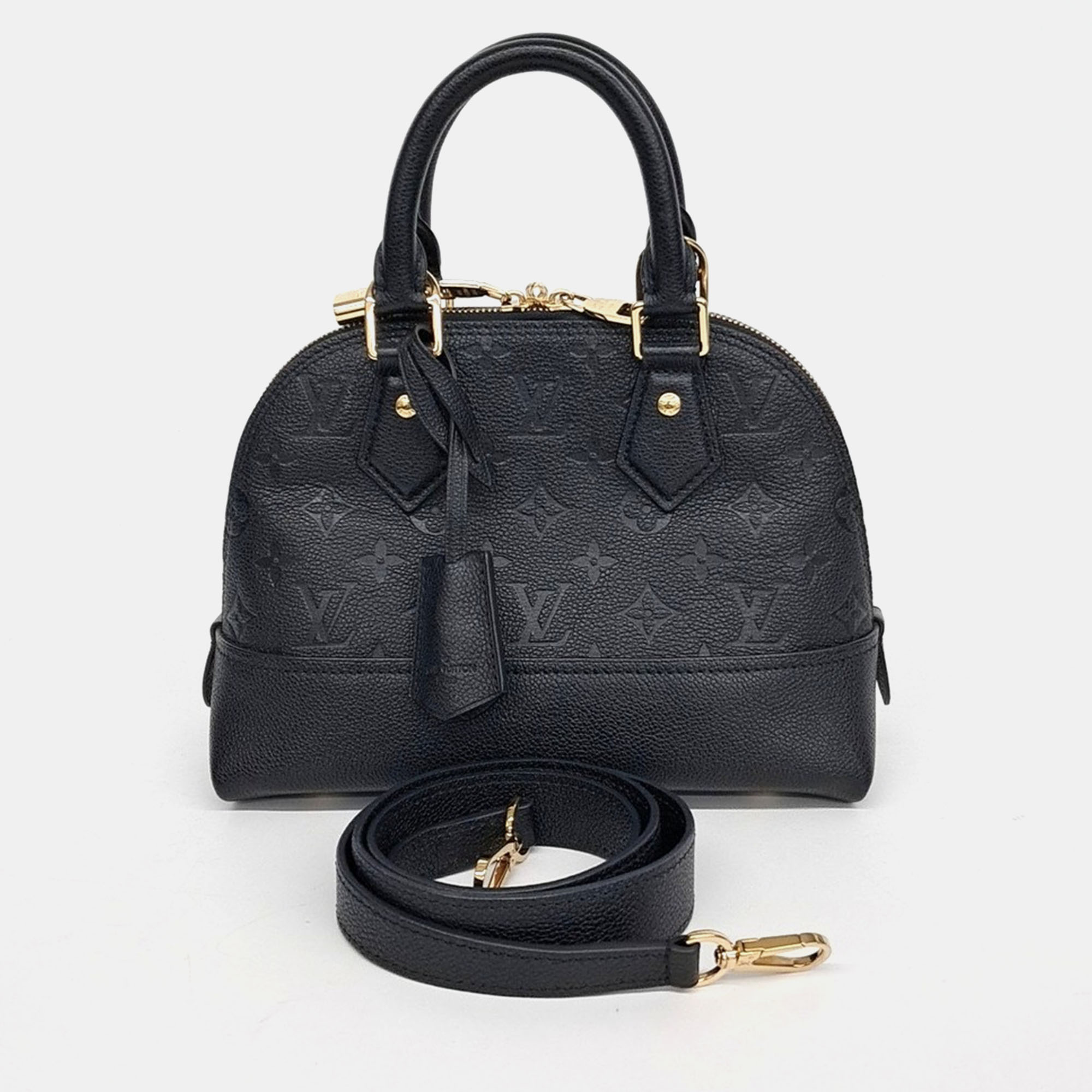 

Louis Vuitton Black Leather Empreinte Neo Alma BB