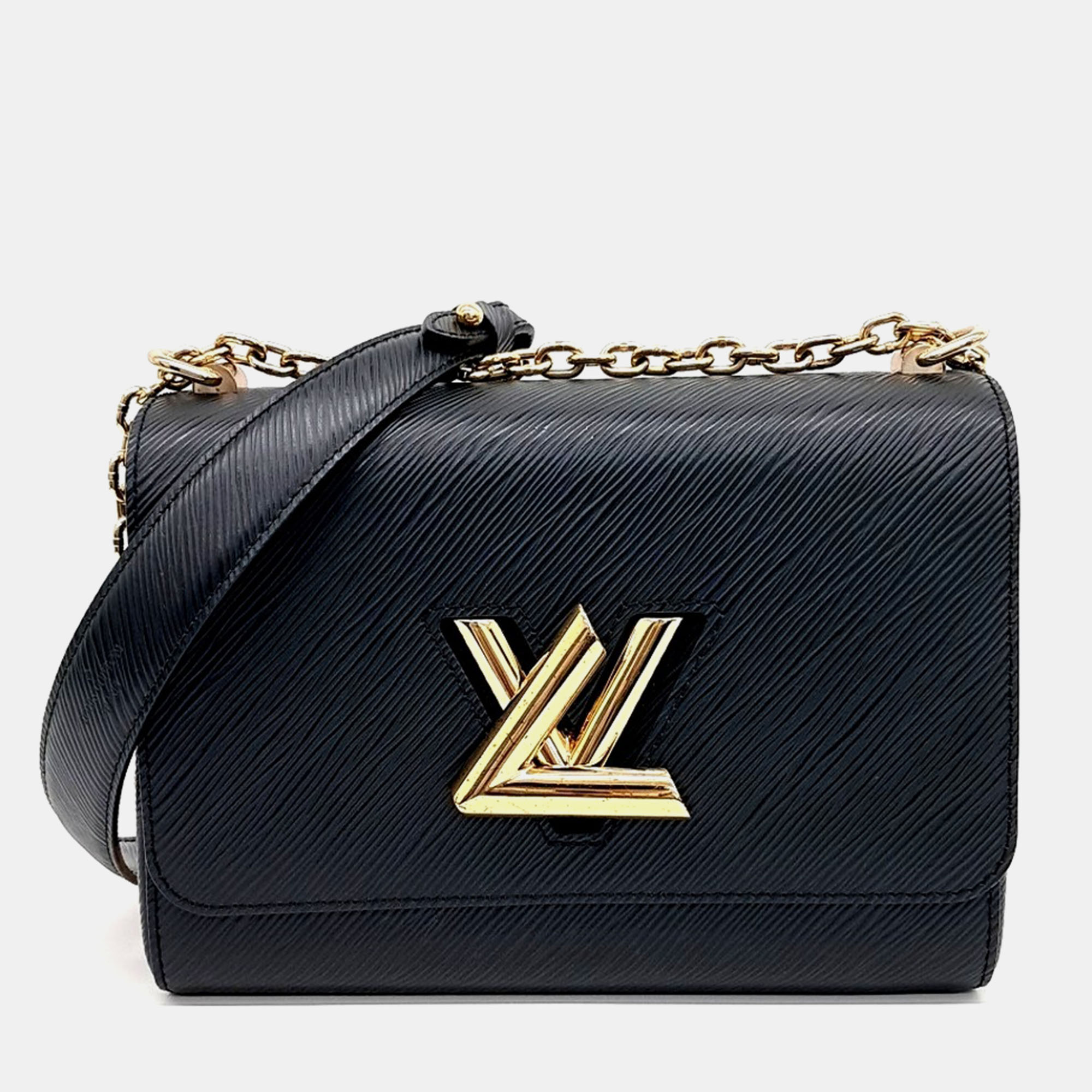 

Louis Vuitton Black Leather Epi Twist MM