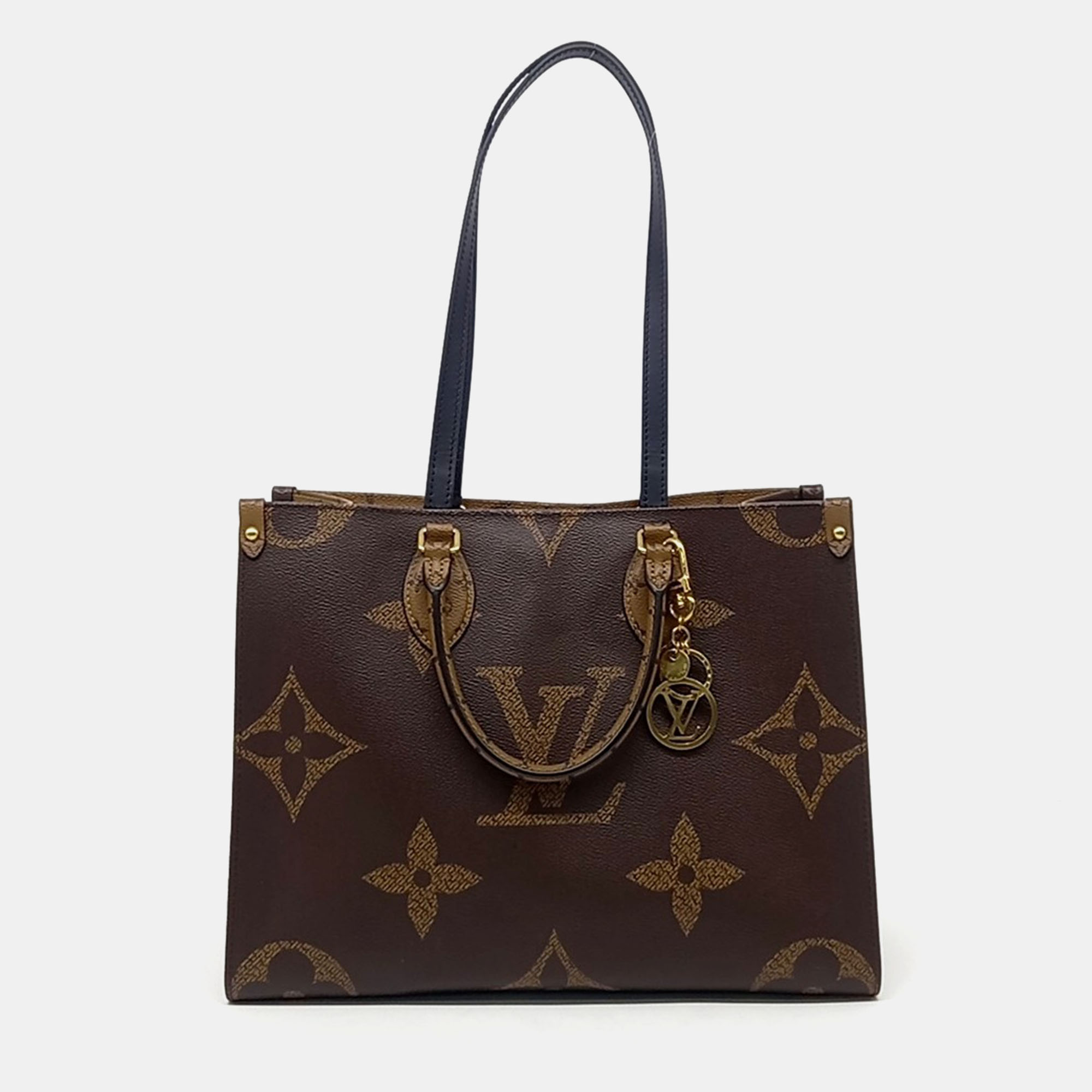 

Louis Vuitton Brown PVC On the Go MM & Circle Keyring and Bag Charm