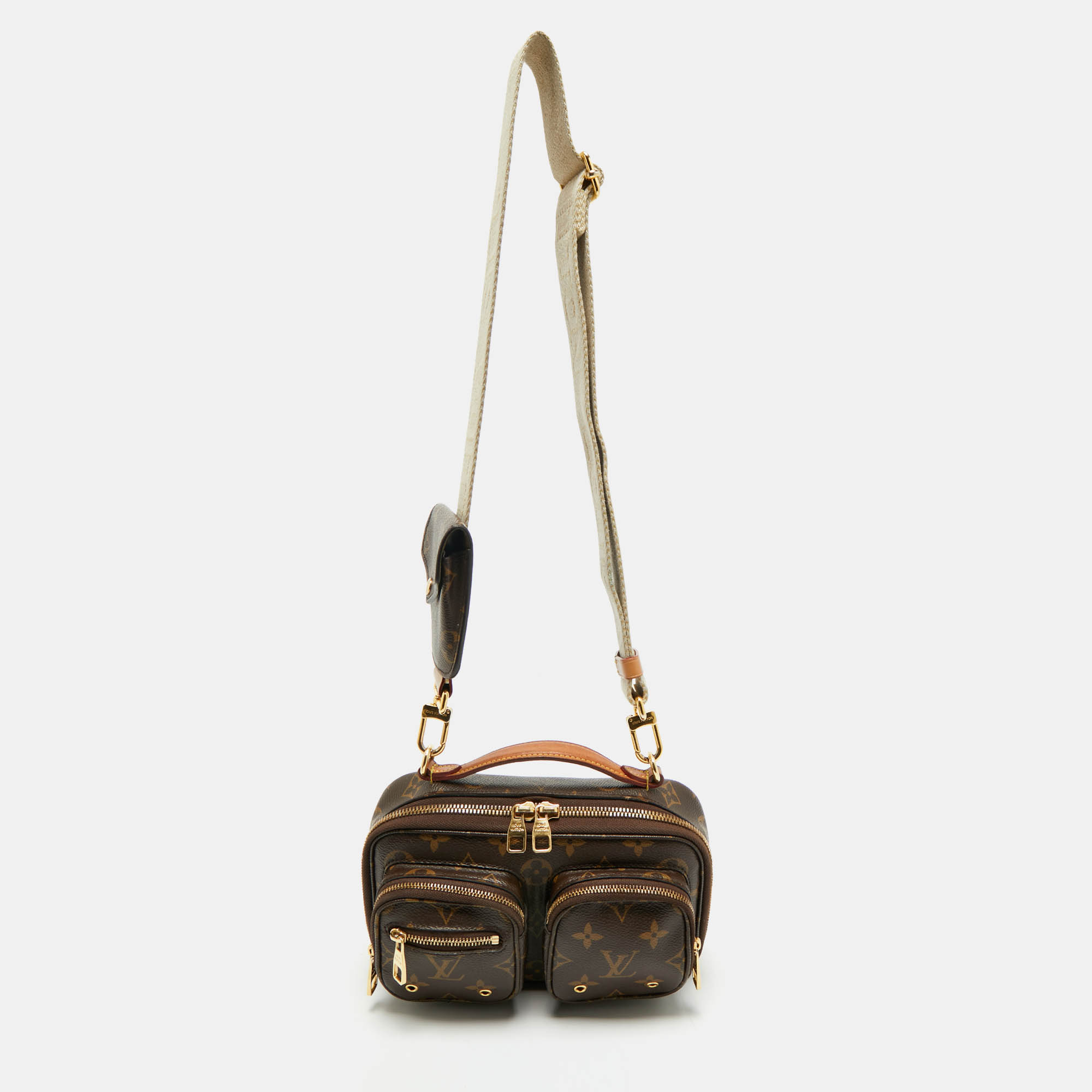 

Louis Vuitton Monogram Canvas Utility Crossbody Bag, Brown