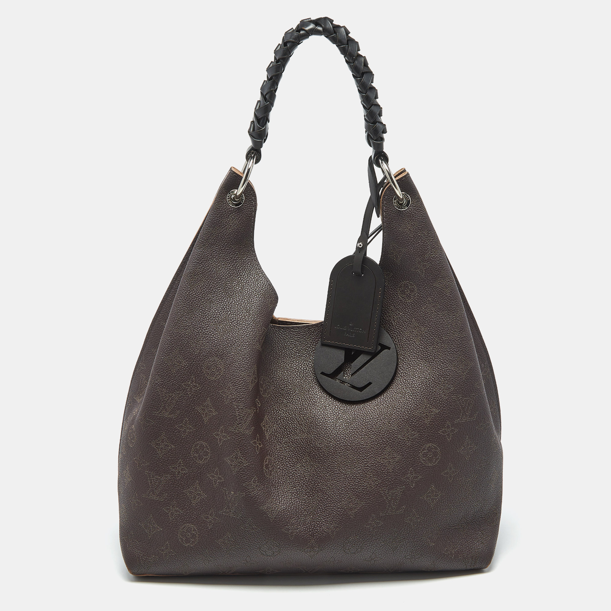 

Louis Vuitton Brown Monogram Mahina Leather Carmel Bag