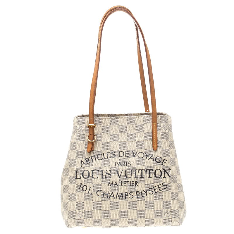 Louis Vuitton Damier Azur Canvas Cabas Adventure PM Bag