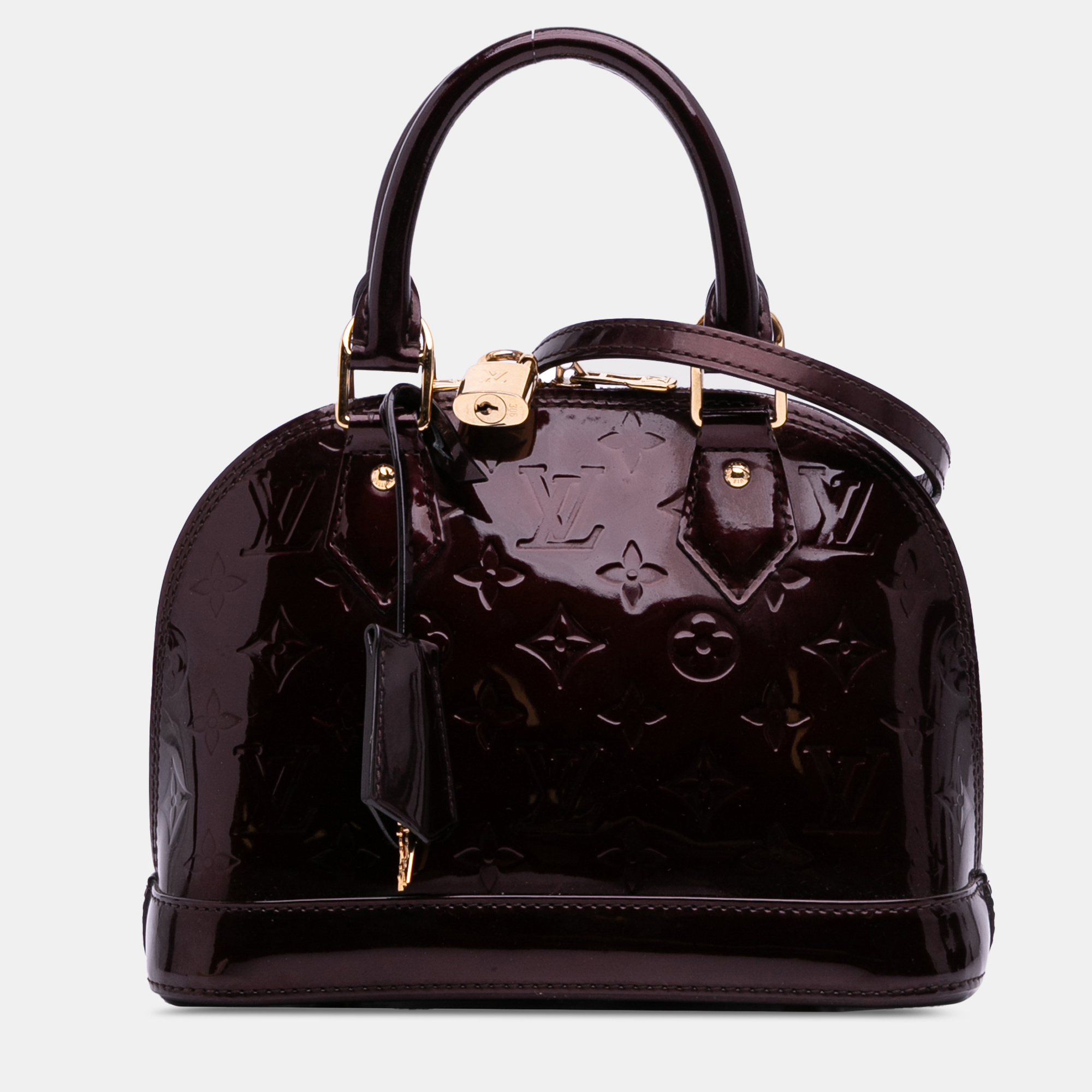 

Louis Vuitton Purple Monogram Vernis Alma BB