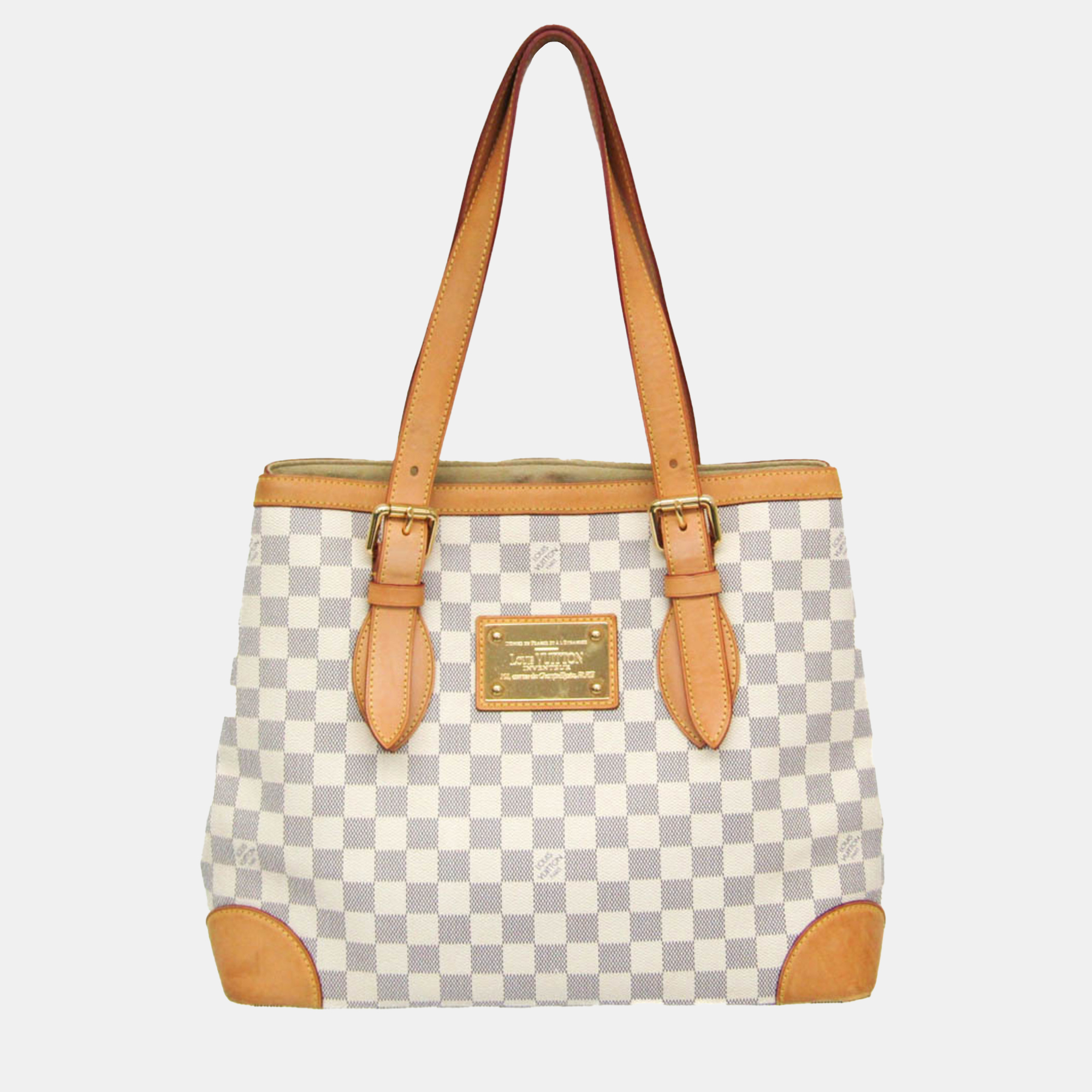 

Louis Vuitton Hampstead MM Damier Azur Canvas Shoulder Bag, Grey