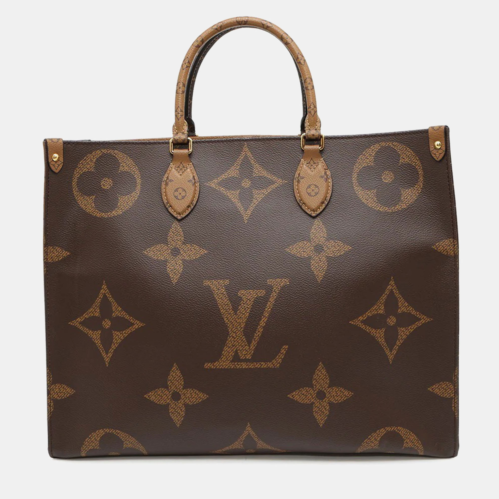 

Louis Vuitton Onthego Redm44576 Monogram Monogram Reverse Canvas Monogram Giant Size Gm, Brown