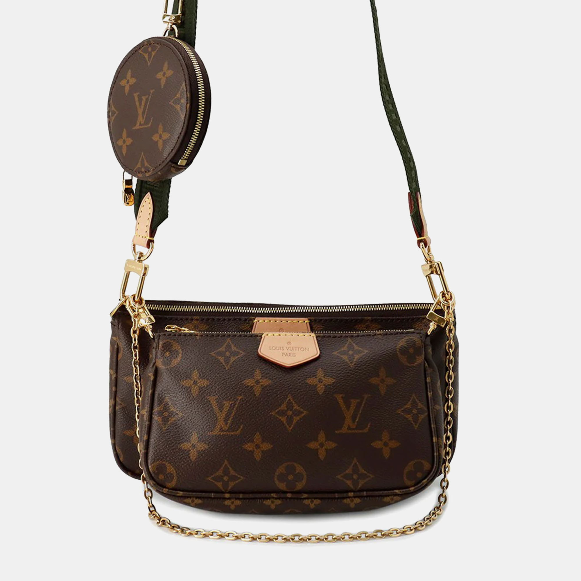 

Louis Vuitton Multi Pochette Accessoires Khakim44813 Monogram, Brown