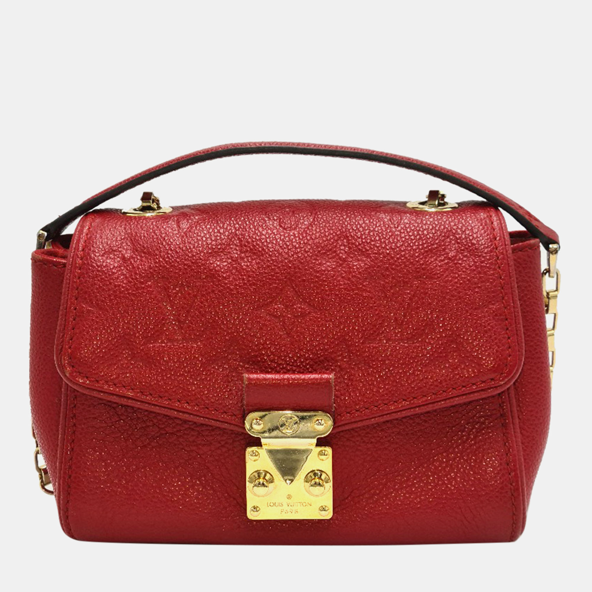 

Louis Vuitton Empreinte Leather Saint Germain BB Bag, Red