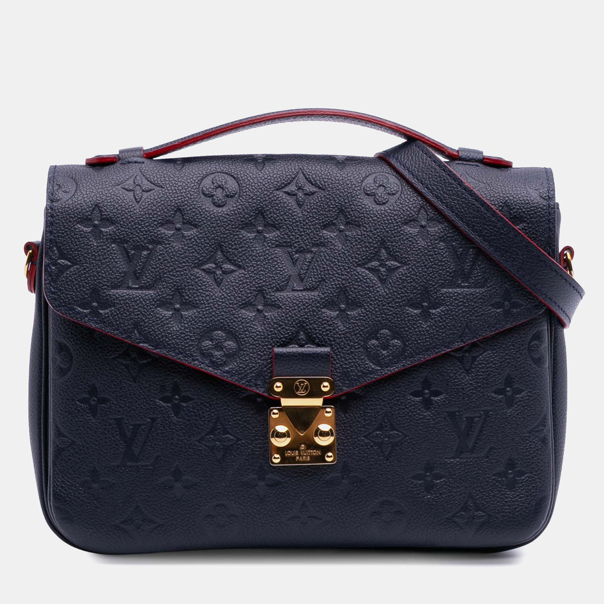 

Louis Vuitton Blue Monogram Empreinte Pochette Metis