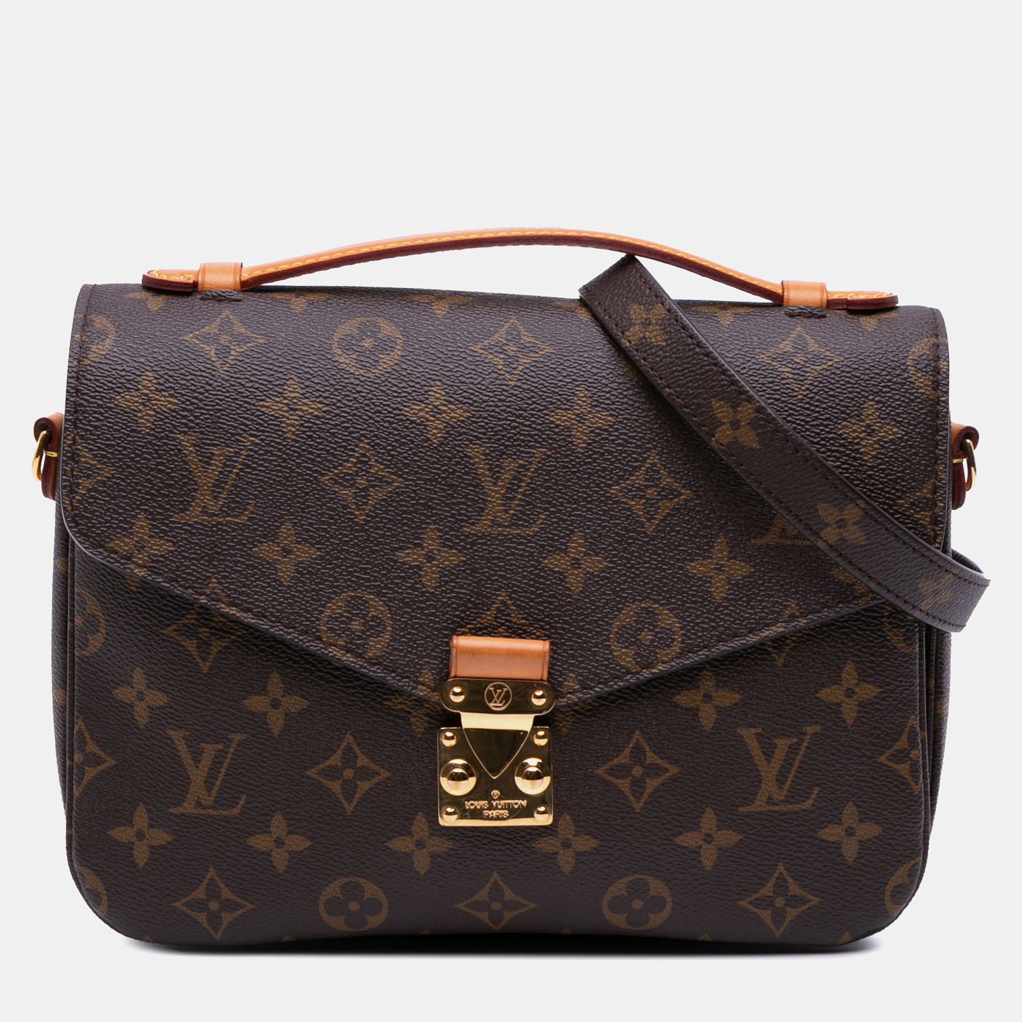 

Louis Vuitton Brown Monogram Pochette Metis