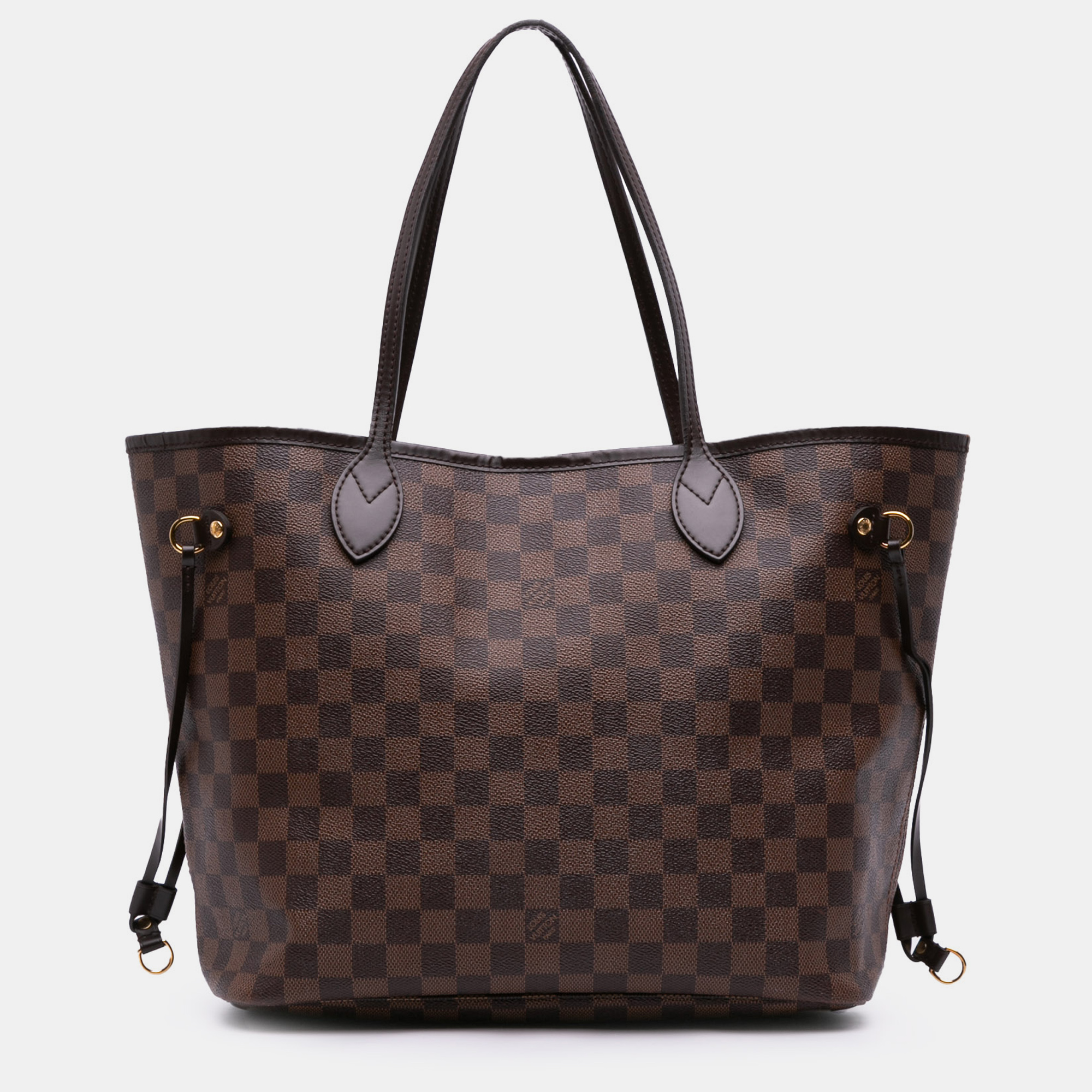 

Louis Vuitton Brown Damier Ebene Neverfull MM Shoulder Bag