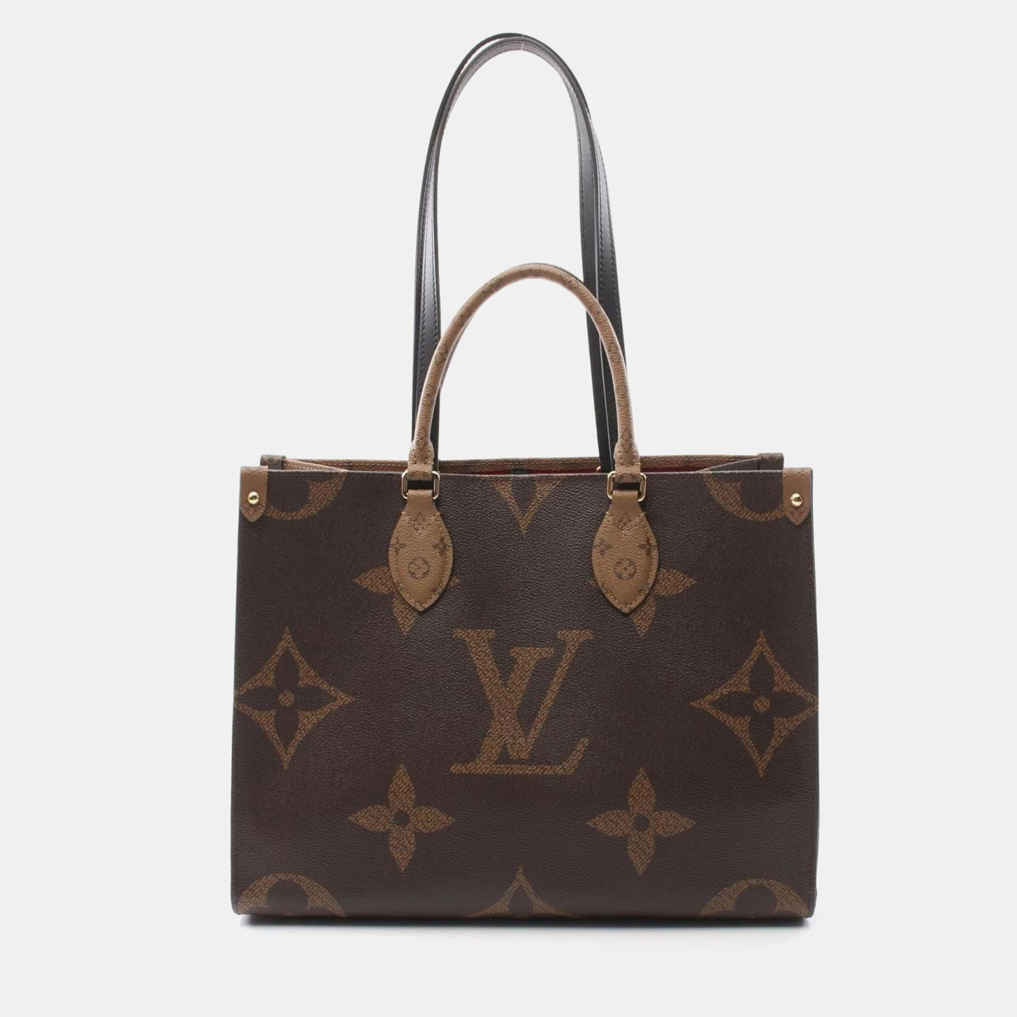 

Louis Vuitton OnTheGo MM Monogram Giant Canvas Tote Bag, Beige