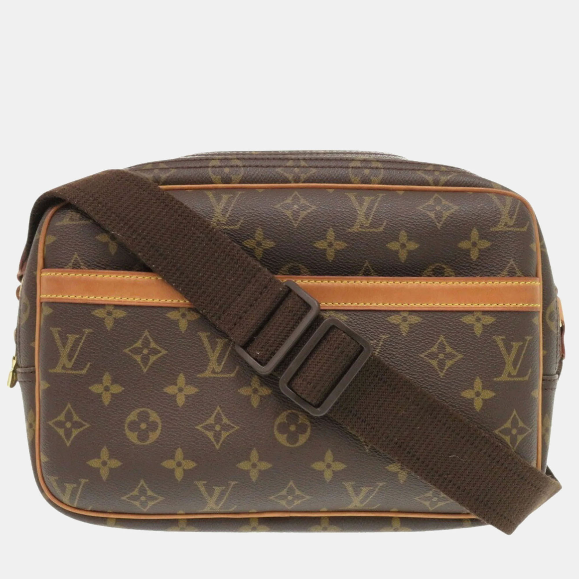 

Louis Vuitton Reporter PM Monogram Canvas Shoulder Bag, Brown