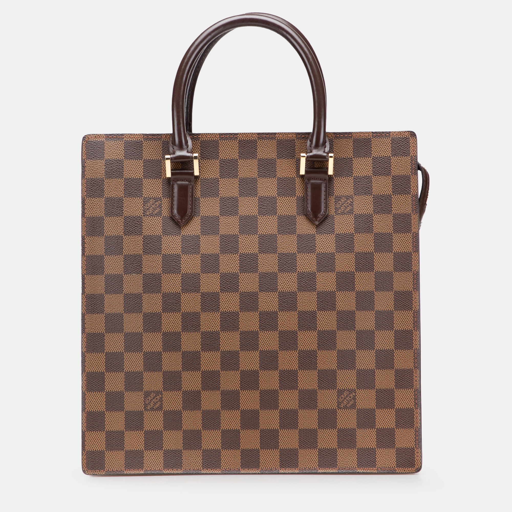 

Louis Vuitton Brown Damier Ebene Venice Sac Plat Tote