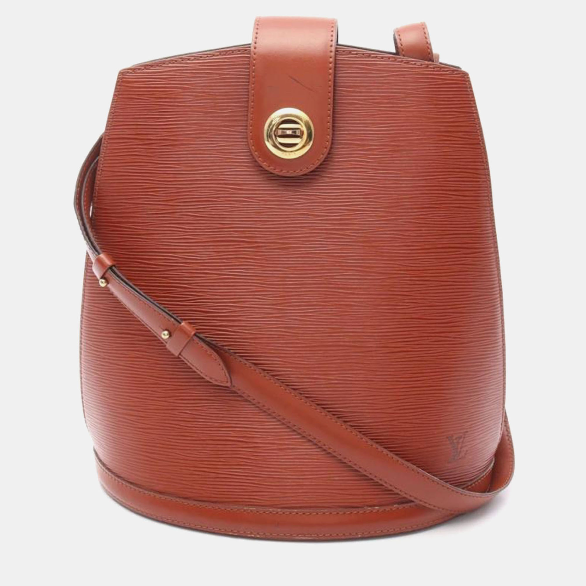 

Louis Vuitton Cluny Kenyan Fawn Epi Leather Shoulder Bag, Brown