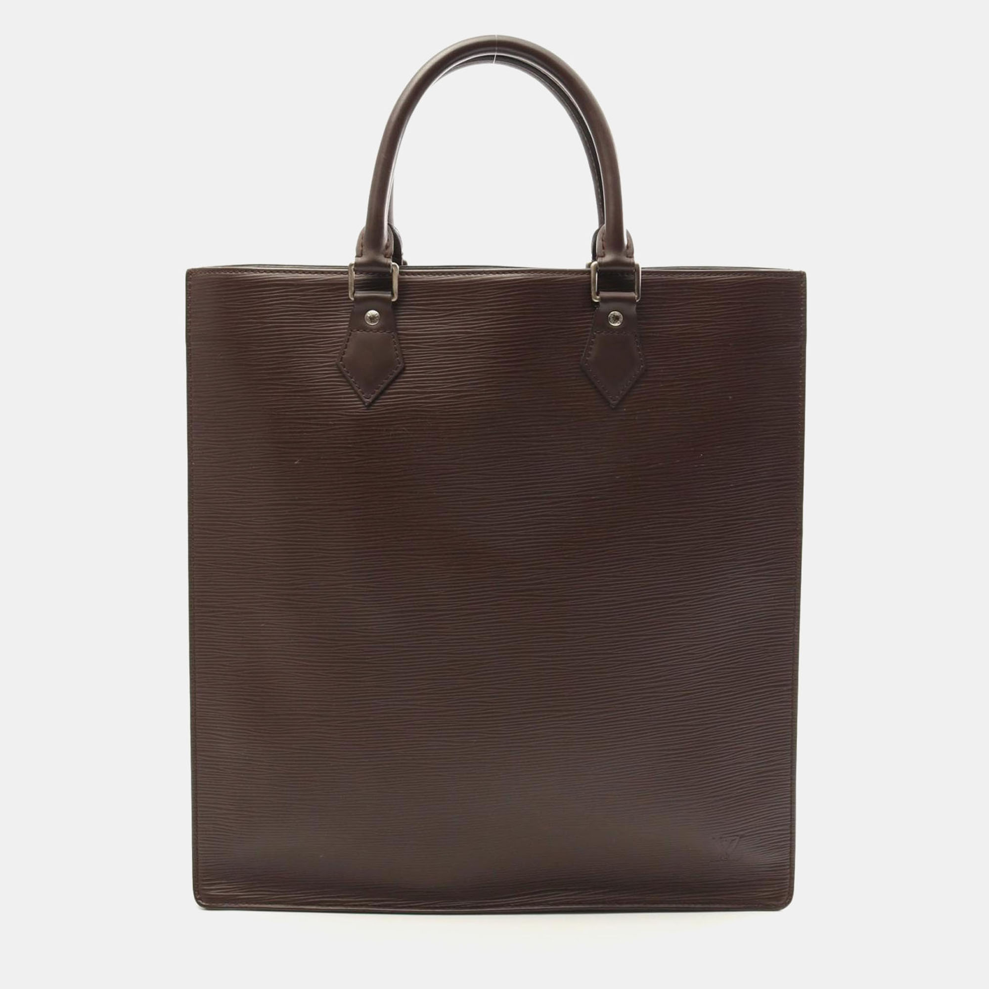

Louis Vuitton Sac Plat Brown Epi Leather Tote Bag