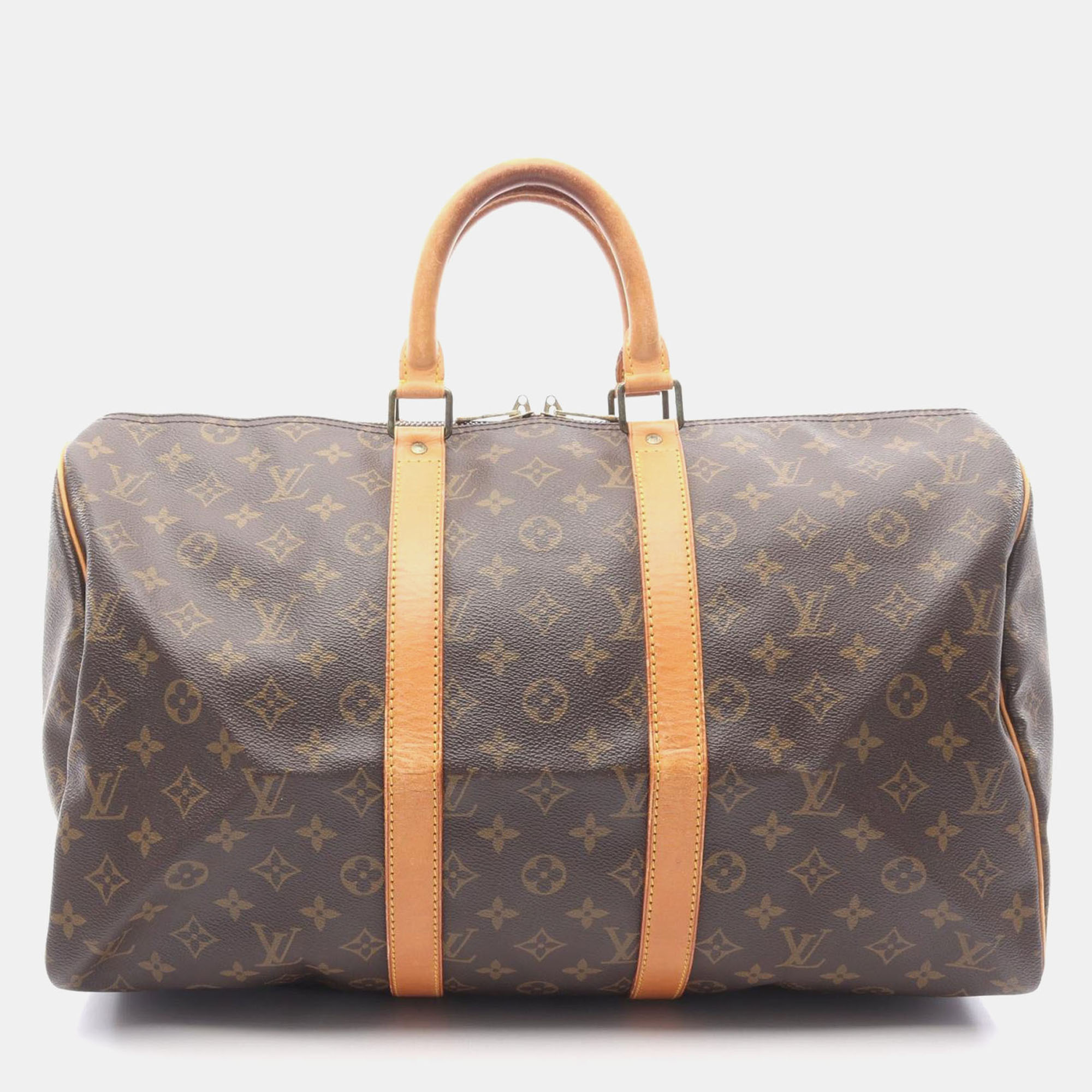 

Louis Vuitton Keepall 45 Brown Monogram Canvas Travel Bag