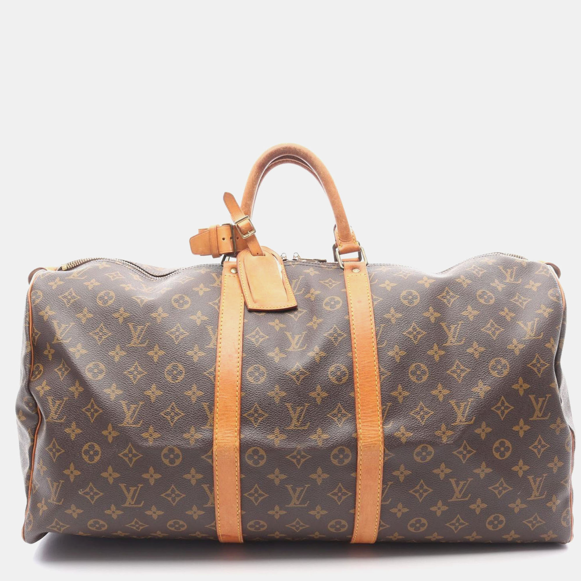 

Louis Vuitton Keepall 55 Brown Monogram Canvas Travel Bag