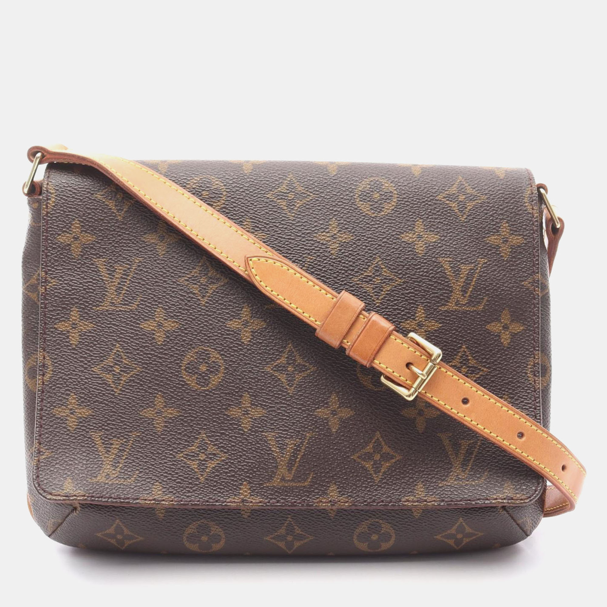 Pre-owned Louis Vuitton Muse Tango Short Strap Shoulder Bag Monogram Brown