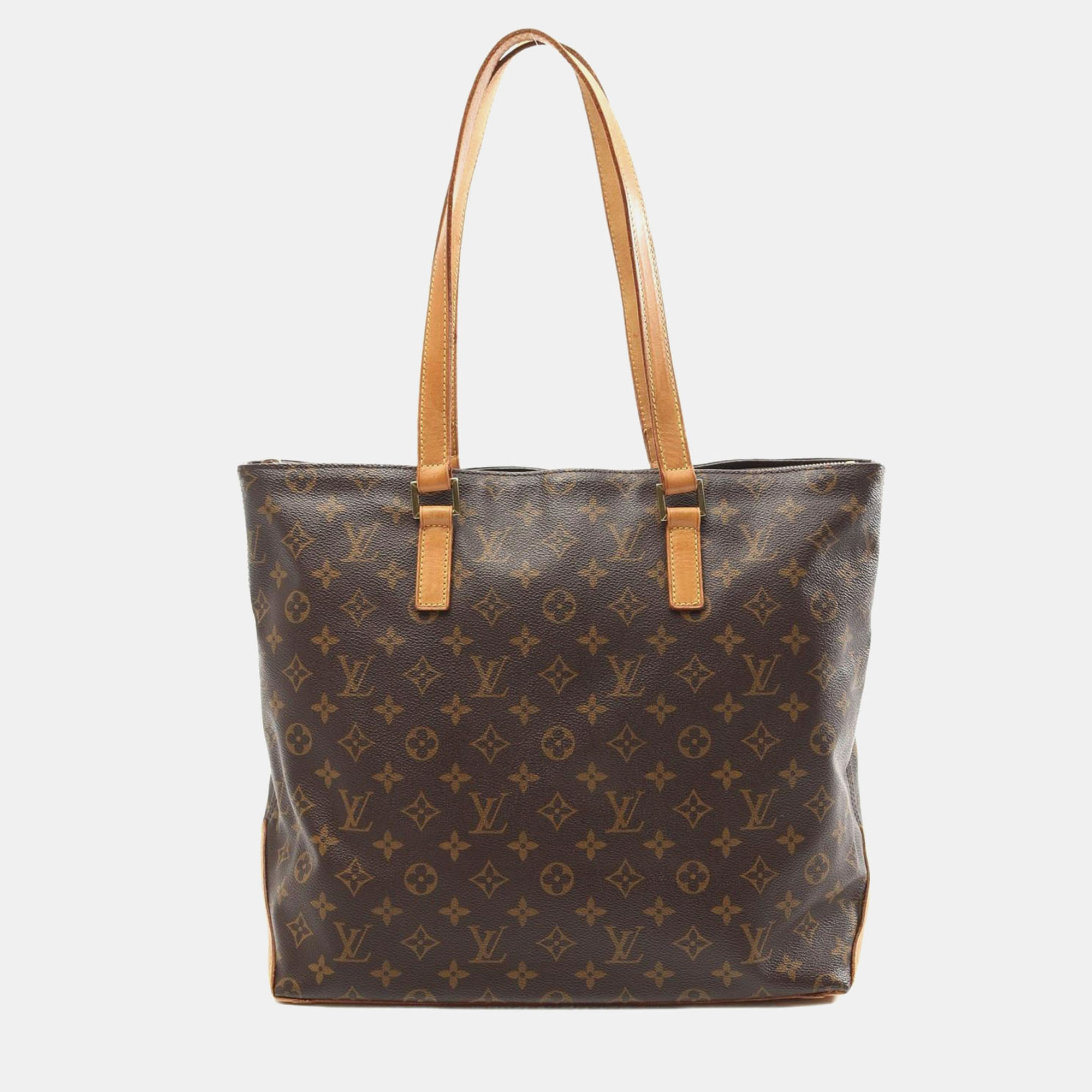 

Louis Vuitton Cabas Mezzo Shoulder Tote Bag Monogram Canvas, Brown
