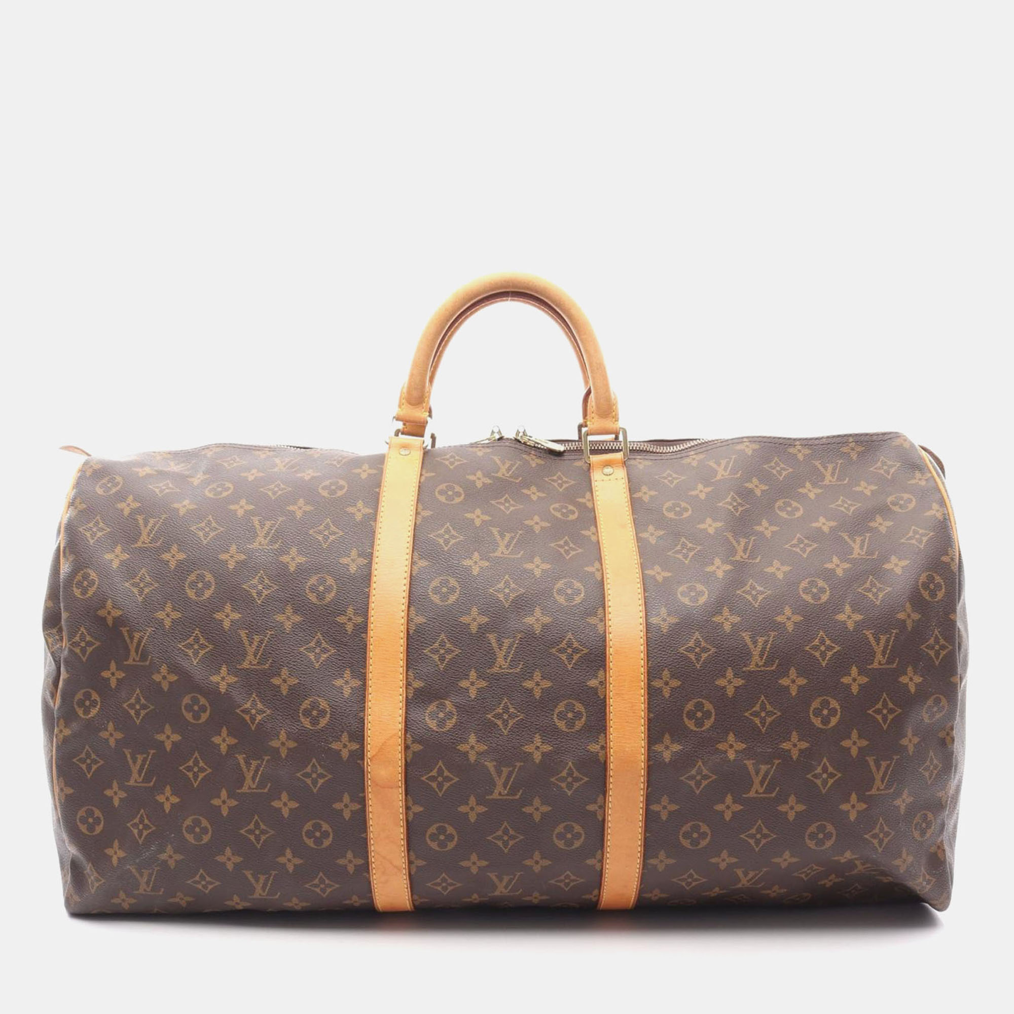

Louis Vuitton Keepall 60 Travelling Handbag Monogram Canvas, Brown
