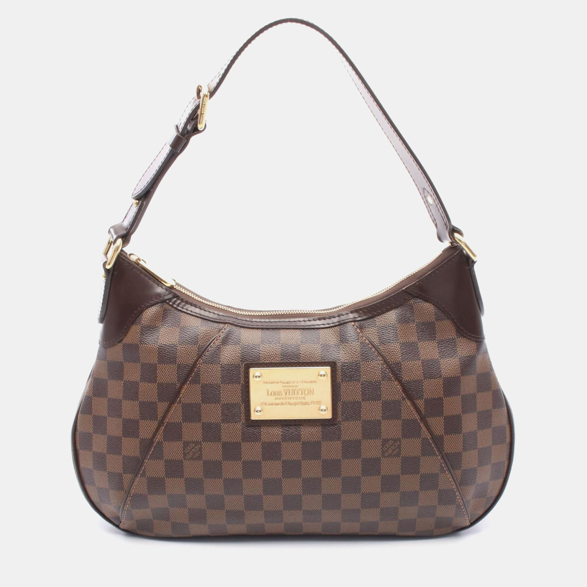 

Louis Vuitton Thames GM Damier Ebene Canvas Shoulder Bag, Brown