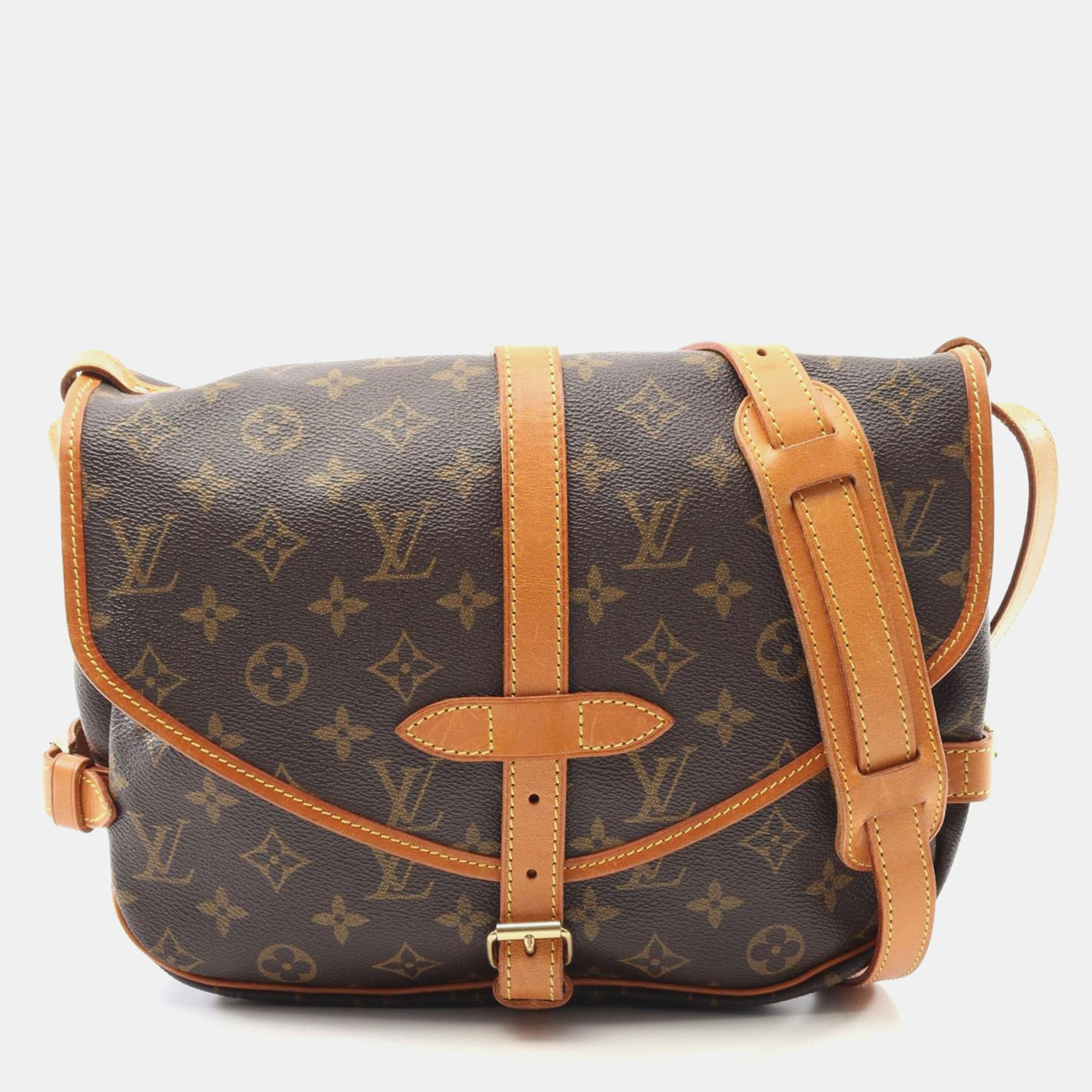 

Louis Vuitton Saumur 30 Monogram Canvas Crossbody Bag, Brown