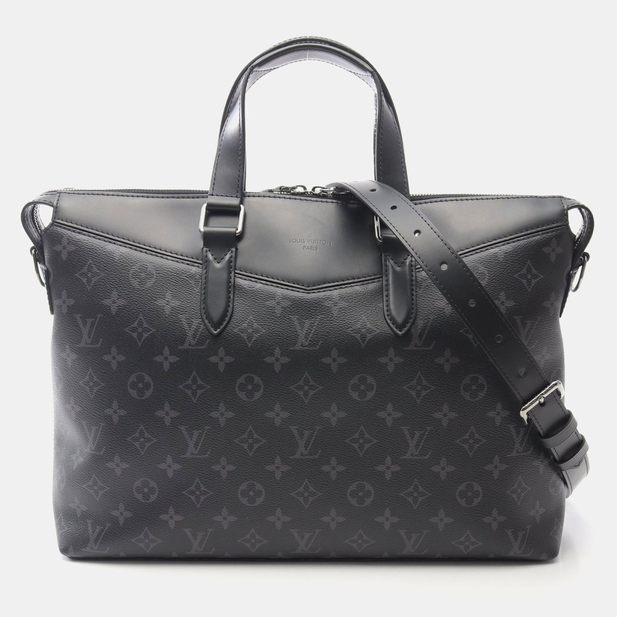 

Louis Vuitton Briefcase Explorer Crossbody Tote Bag Monogram Eclipse, Black