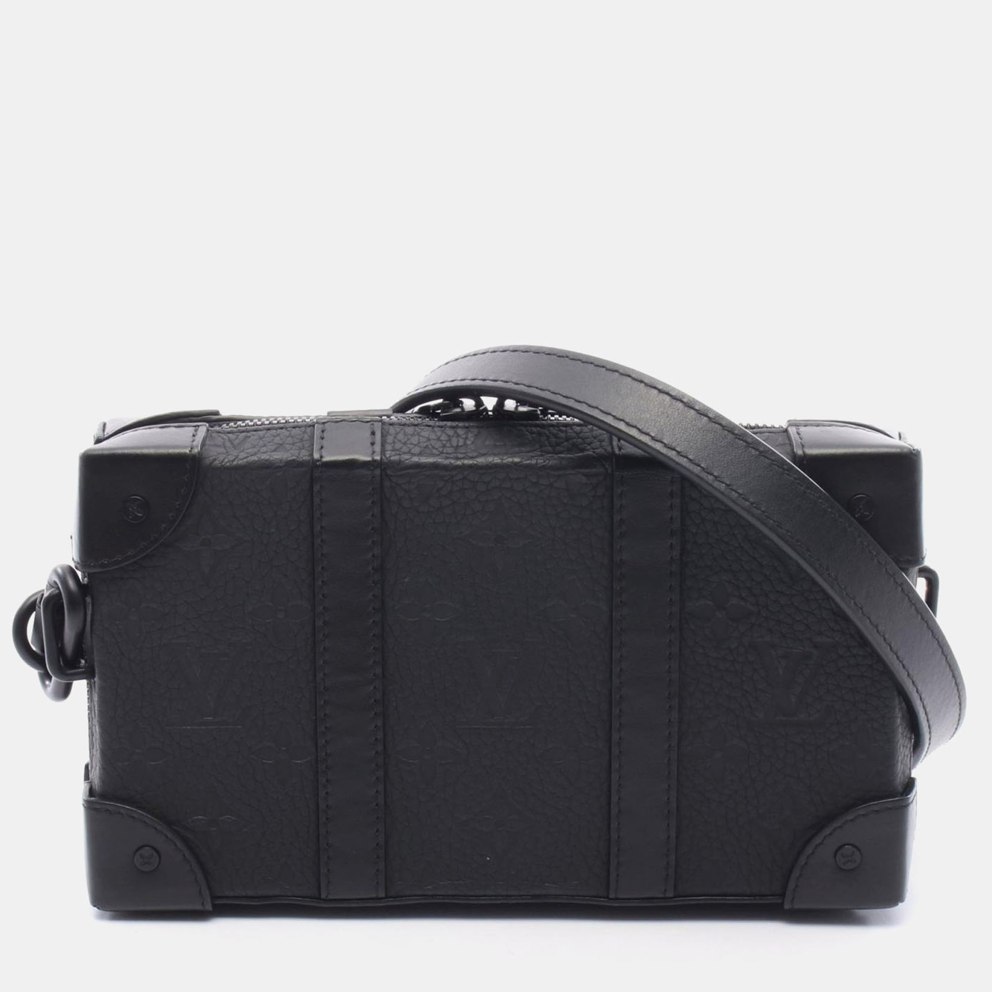 

Louis Vuitton Soft Trunk Black Monogram Taurillon Leather Shoulder Bag