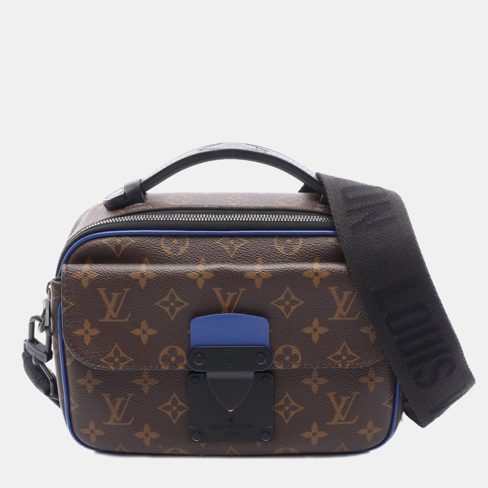 

Louis Vuitton  Lock Messenger Monogram Macassar Canvas Shoulder Bag, Brown