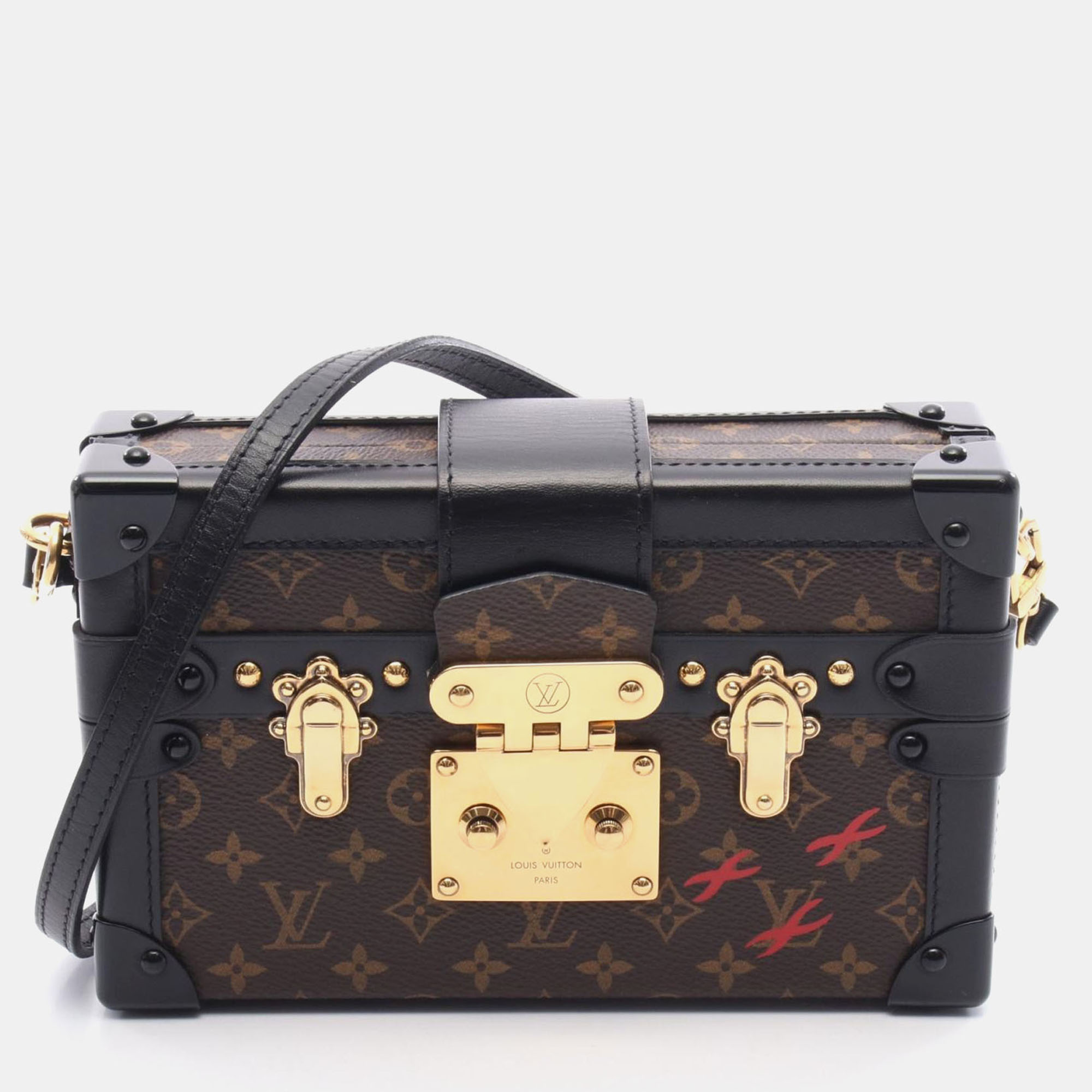 

Louis Vuitton Petite Malle Brown Monogram Canvas Shoulder Bag