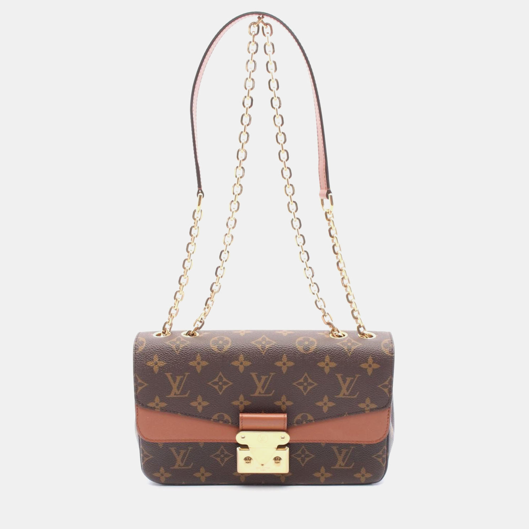 

Louis Vuitton Marceau Caramel Monogram Canvas and Leather Chain Shoulder Bag, Brown