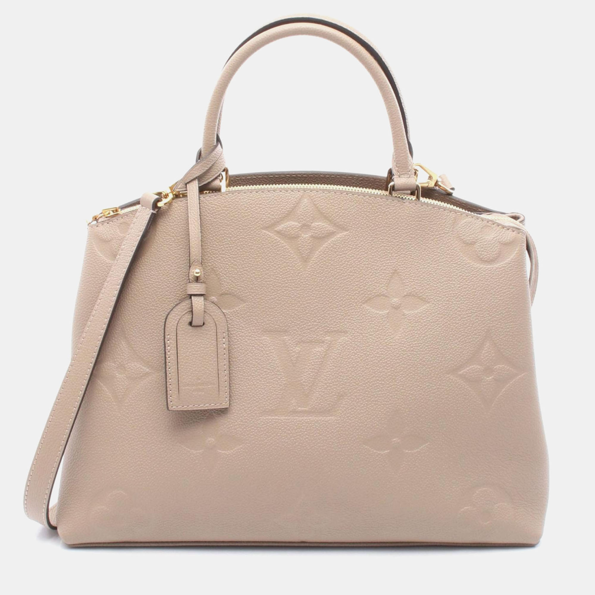 

Louis Vuitton Grand Palais MM Beige Monogram Empreinte Leather Shoulder Bag