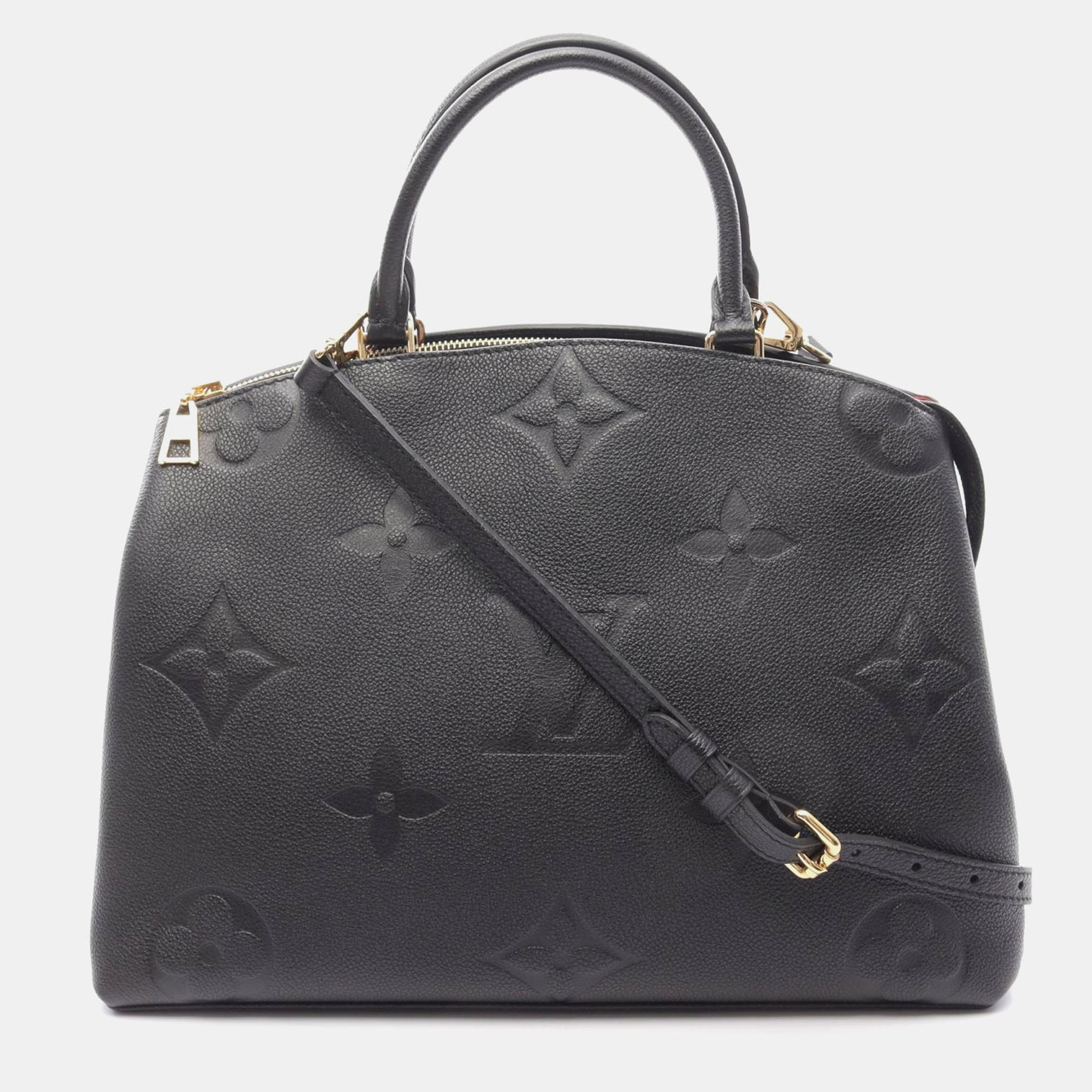 

Louis Vuitton Grand Palais MM Noir Monogram Empreinte Leather Tote Bag, Black